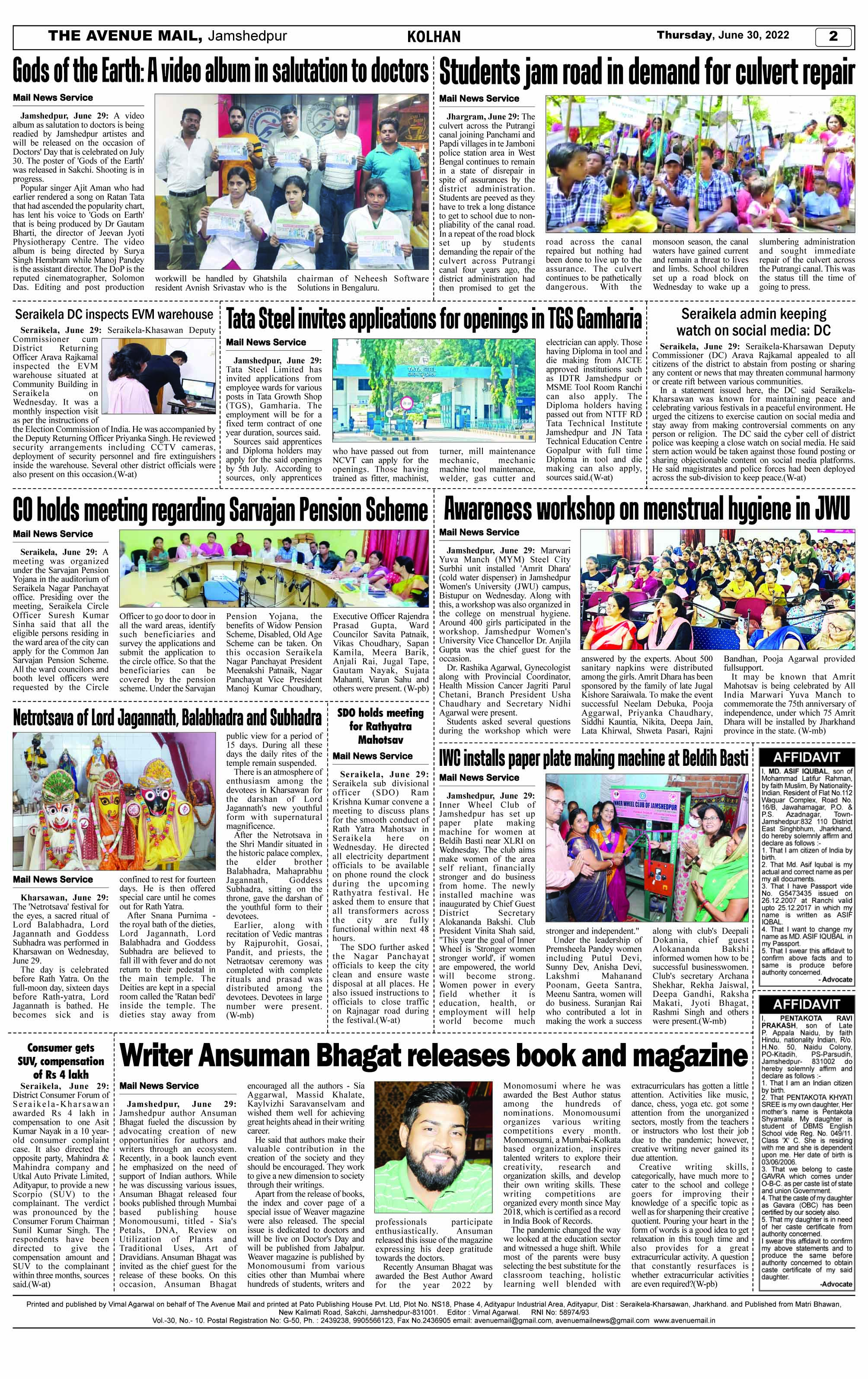Page 2 JUNE 30
