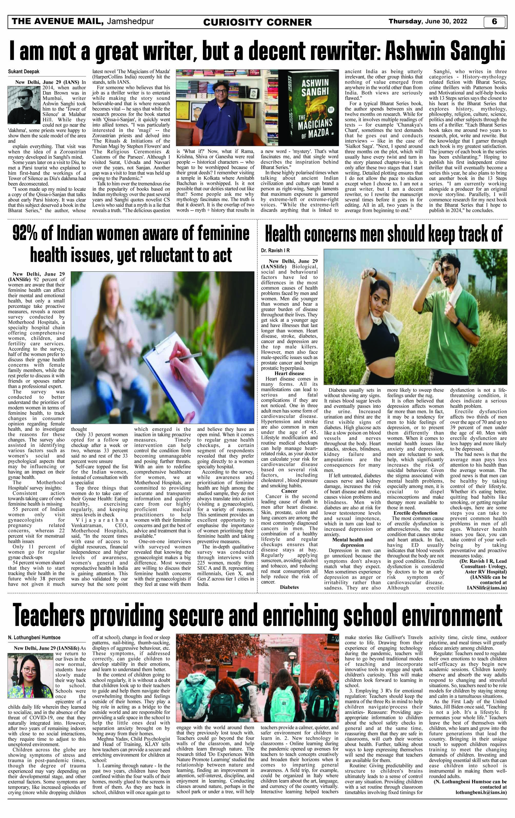 Page 6 JUNE 30