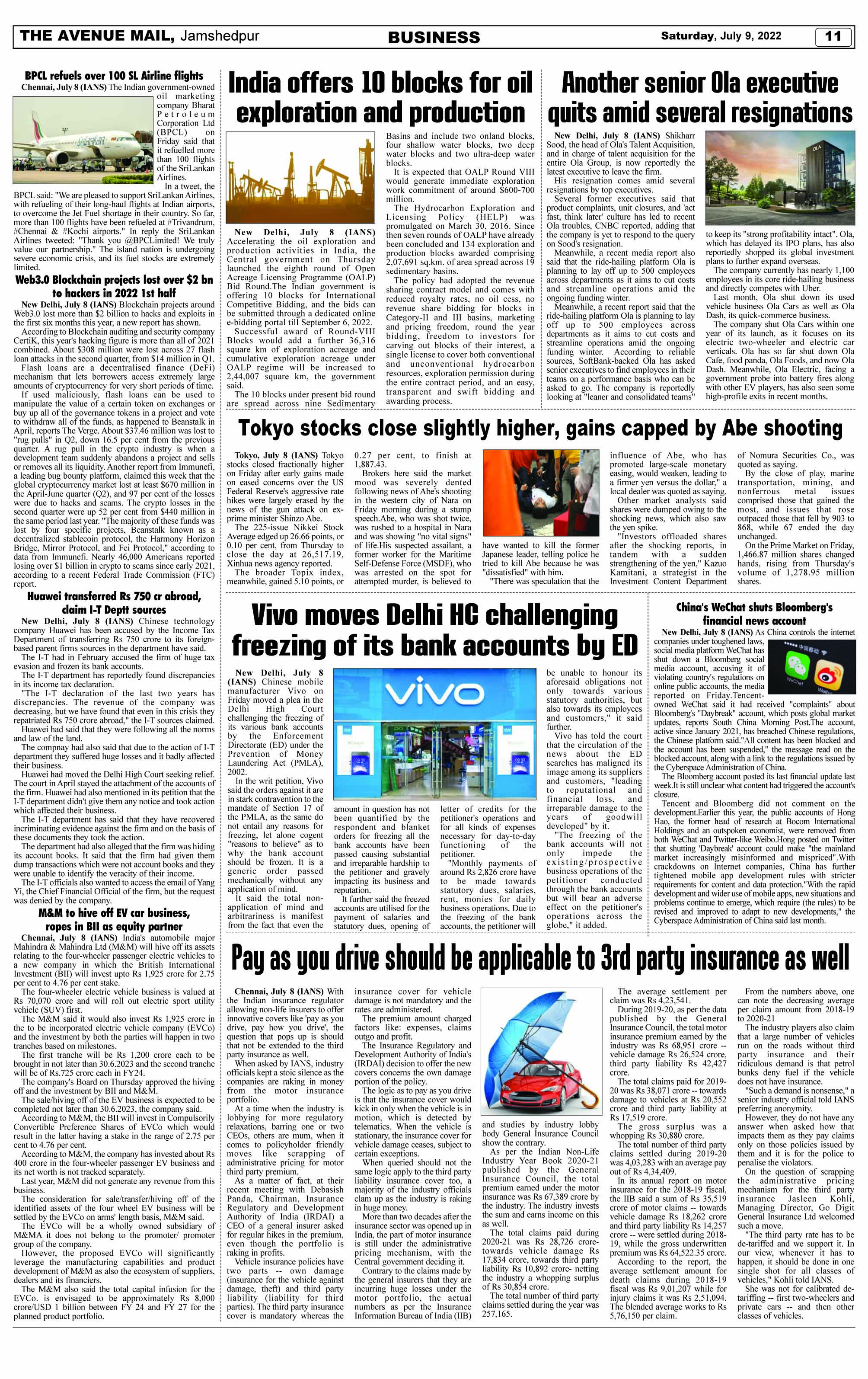 Page 11 JULY 09