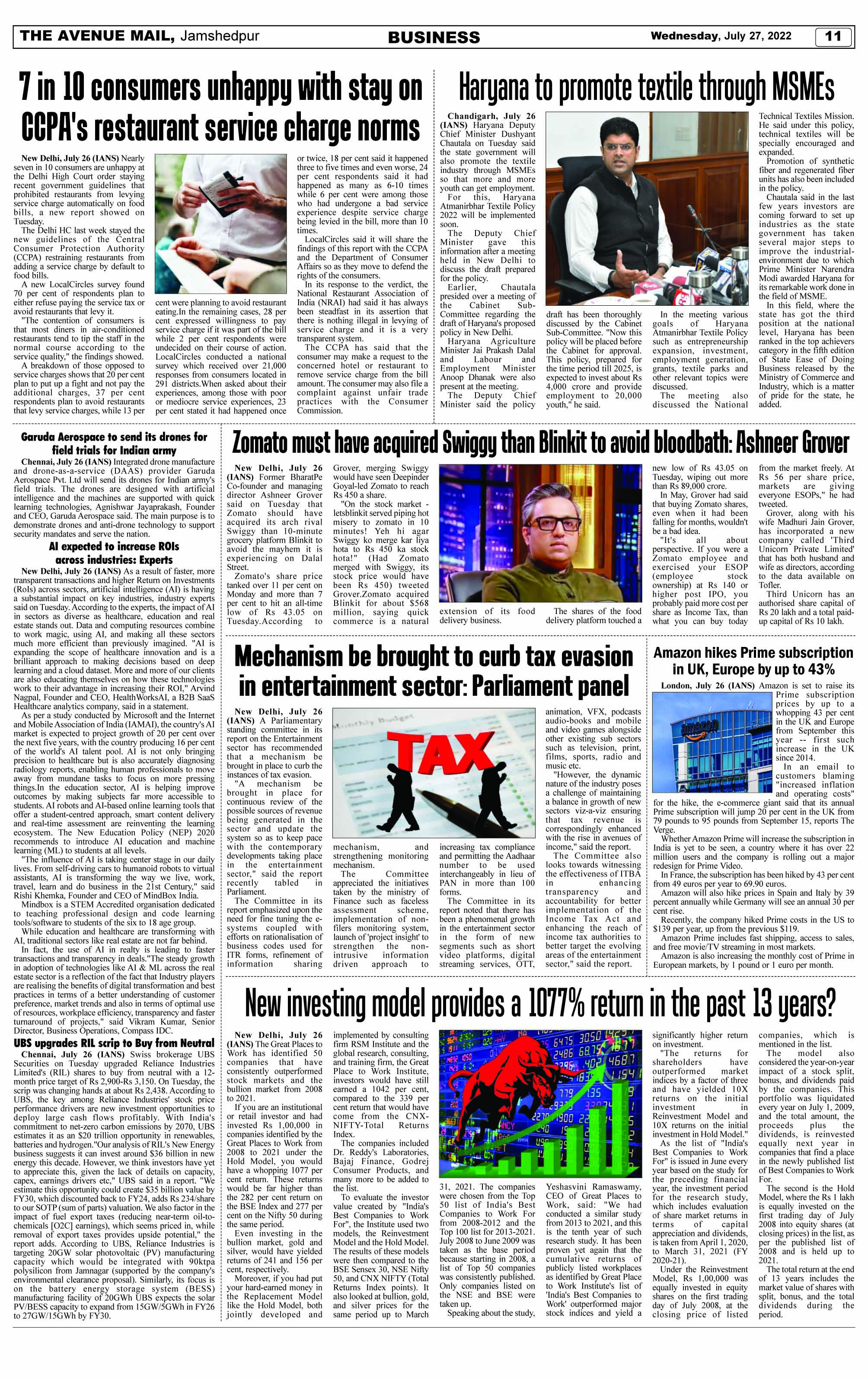 Page 11 JULY 27