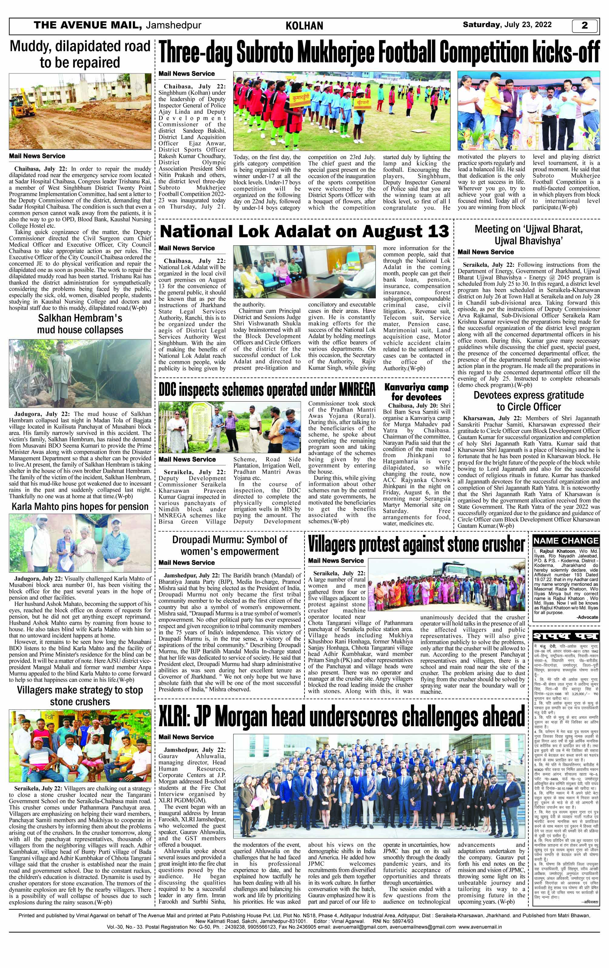 Page 2 JULY 23