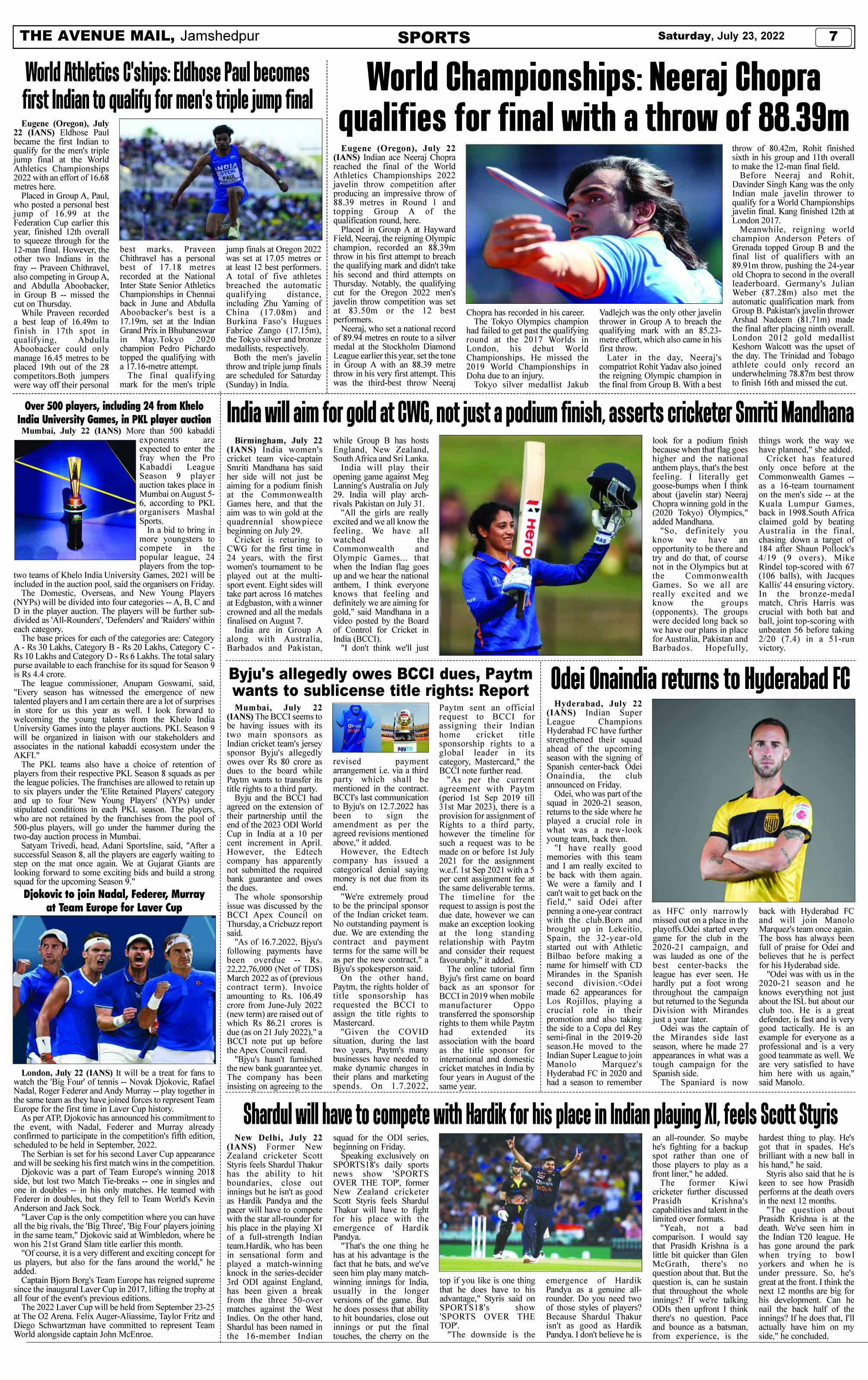 Page 7 JULY 23