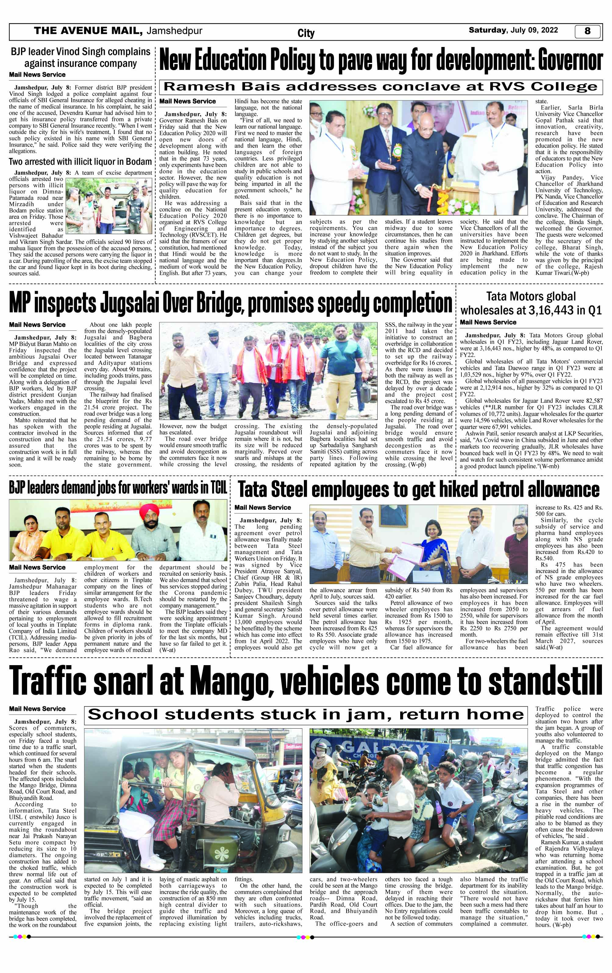 Page 8 JULY 09