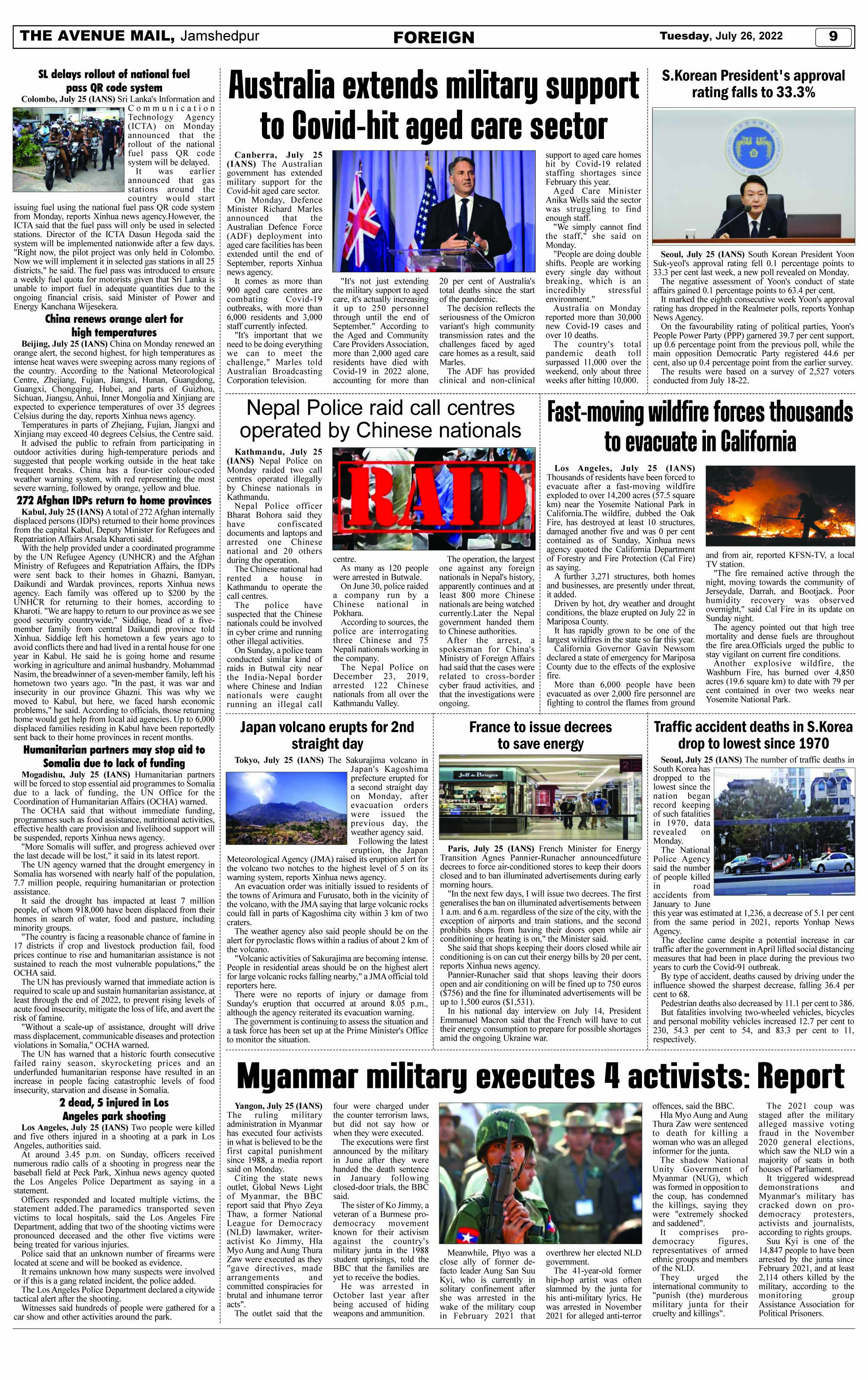 Page 9 JULY 26