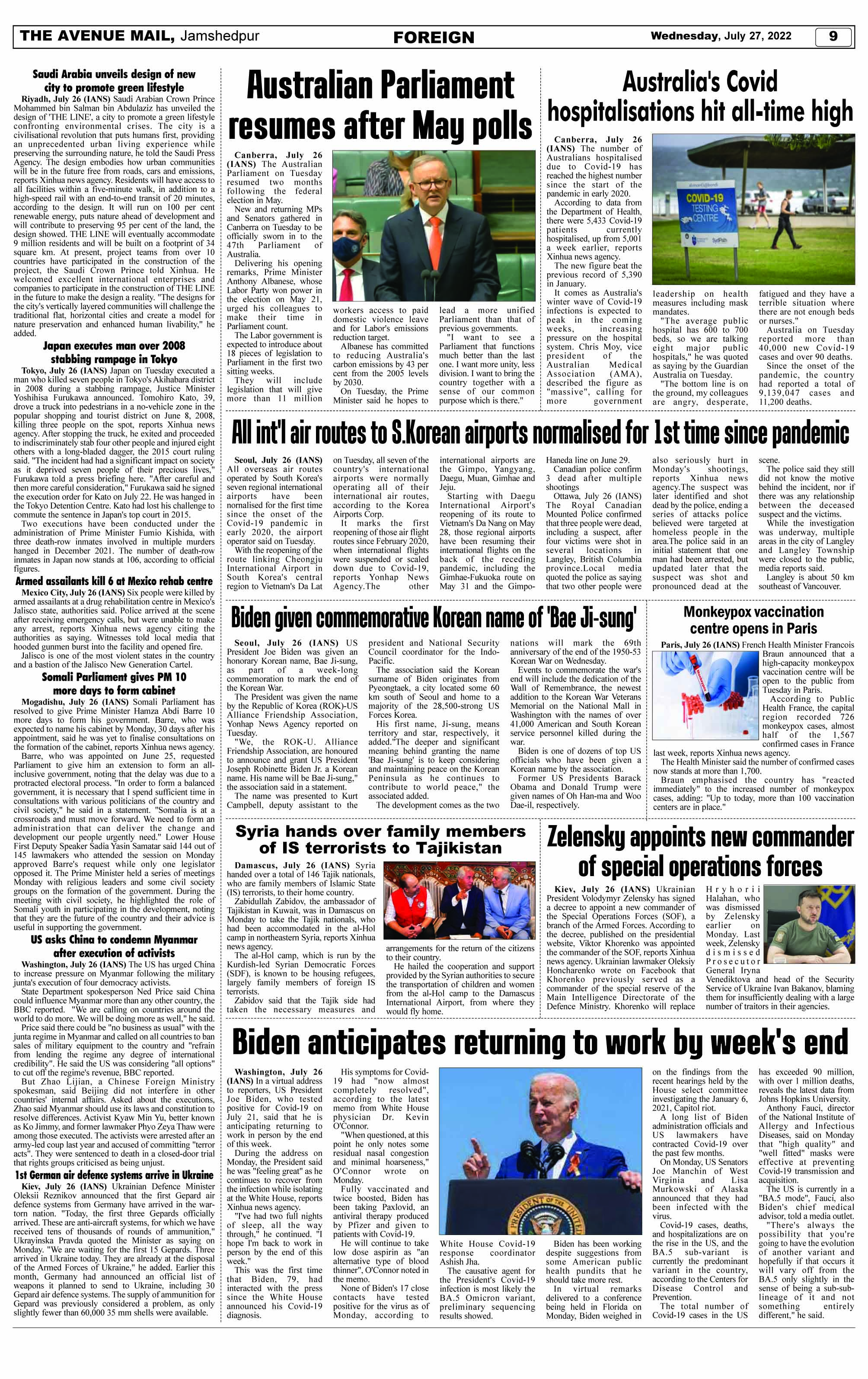 Page 9 JULY 27