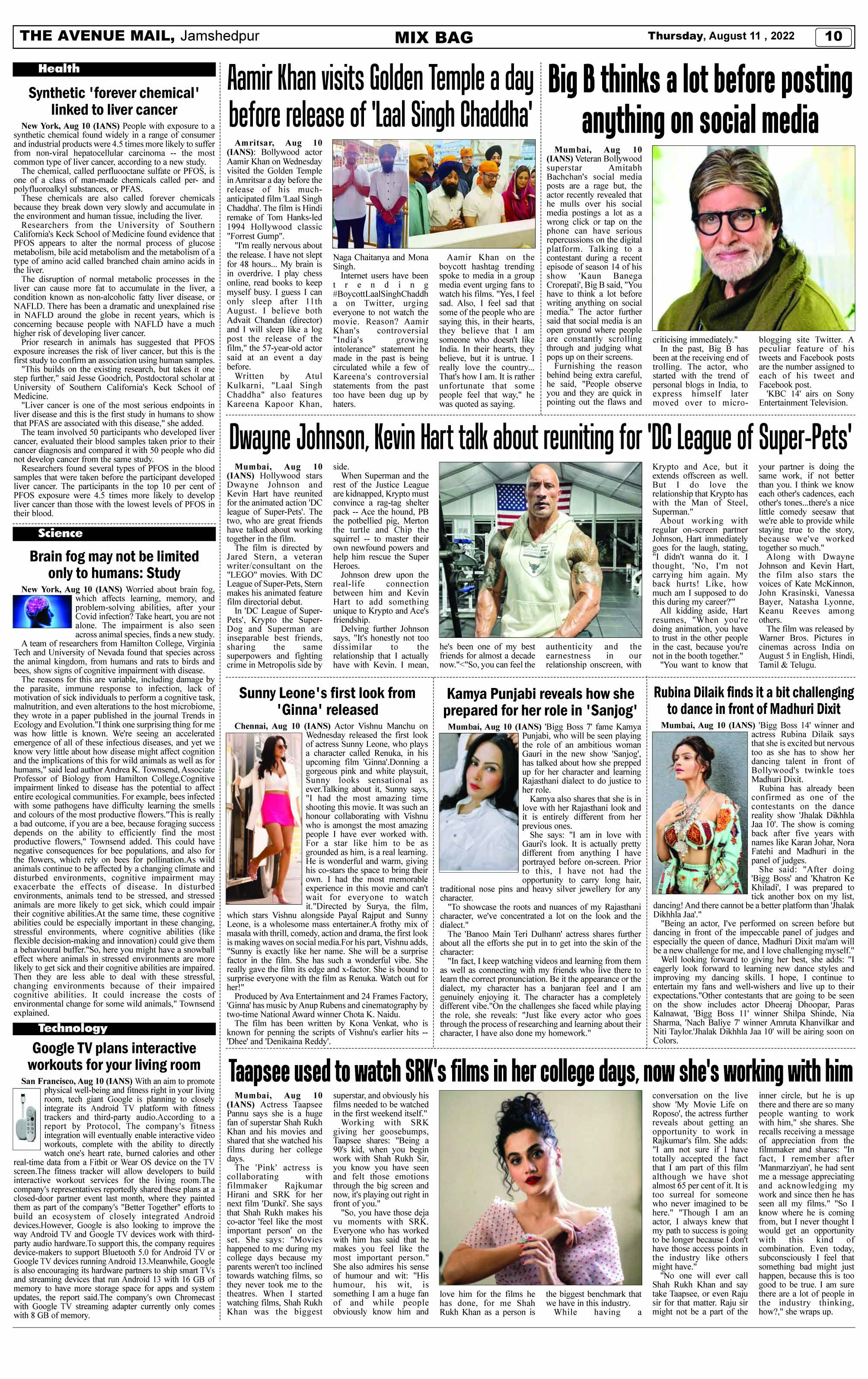 Page 10 AUGUST 11