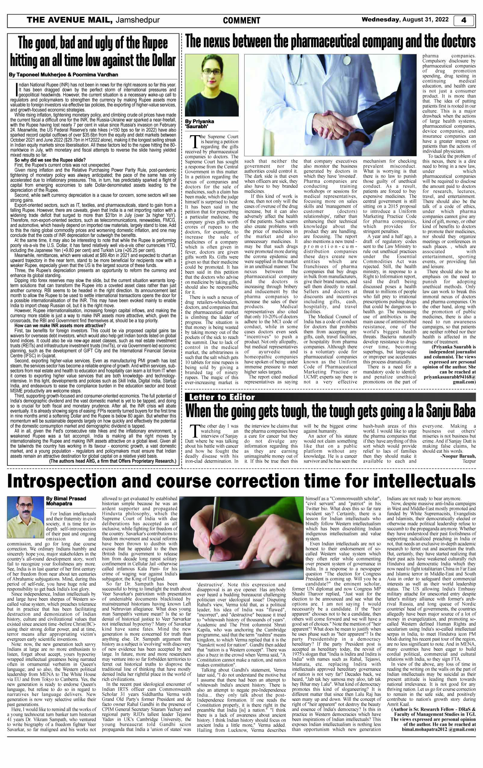 Page 4 AUGUST 31