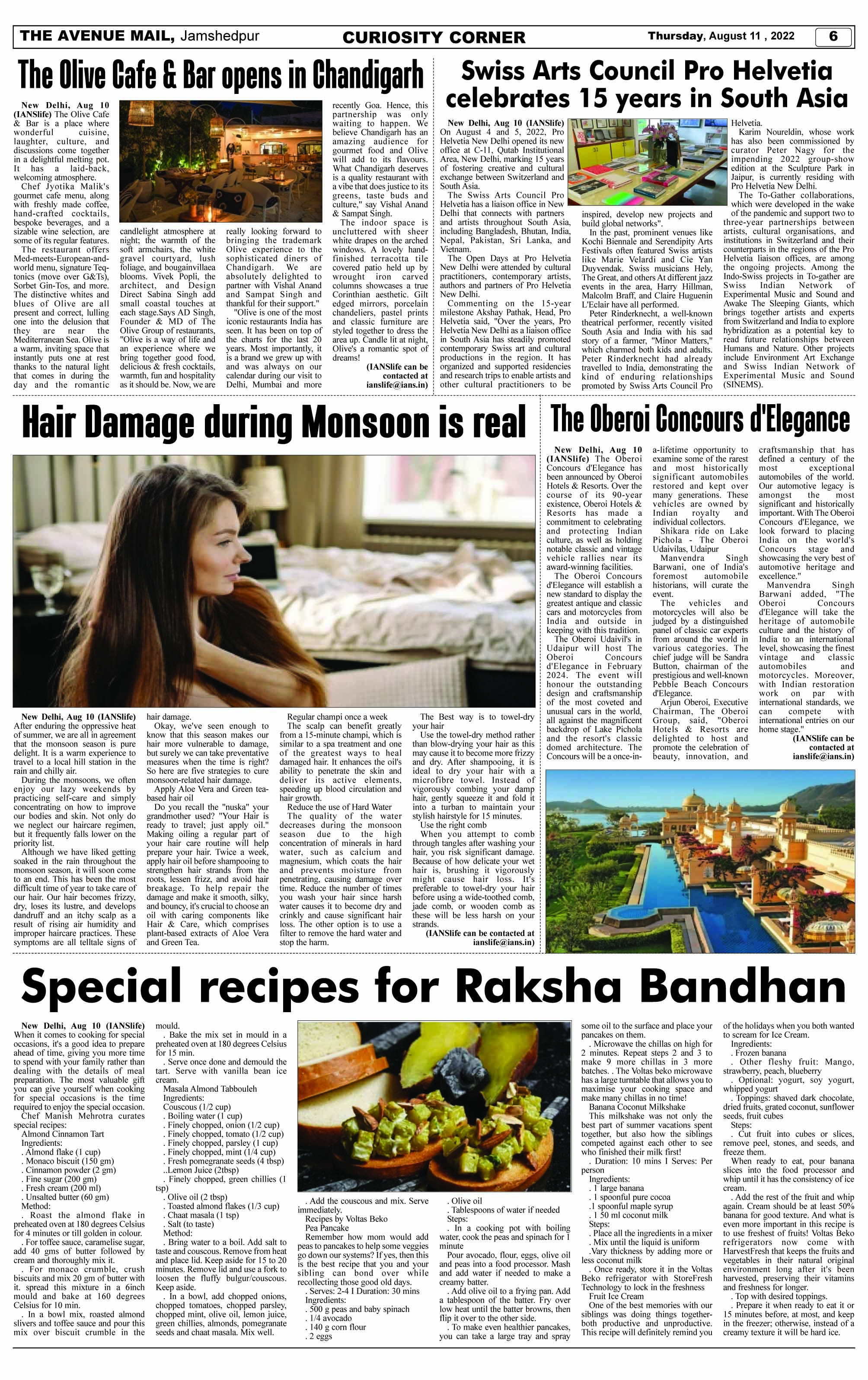 Page 6 AUGUST 11