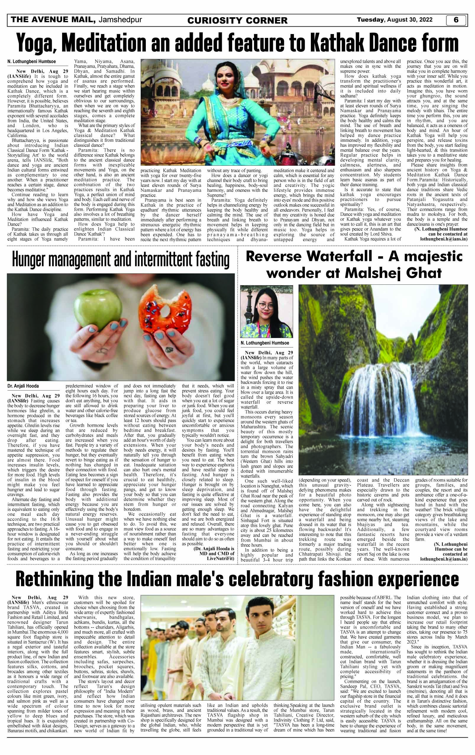 Page 6 AUGUST 30