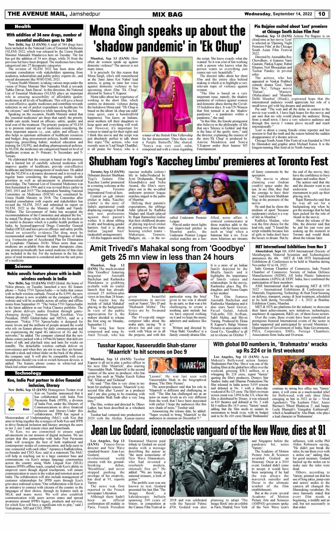 Page 10 SEPTEMBER 14