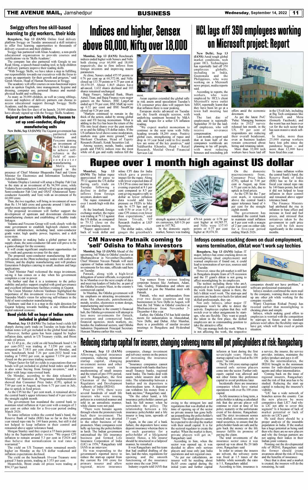 Page 11 SEPTEMBER 14