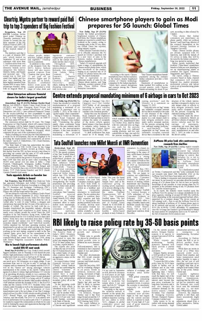 Page 11 SEPTEMBER 30