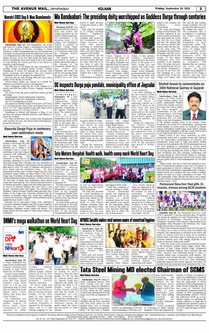 Page 2 SEPTEMBER 30