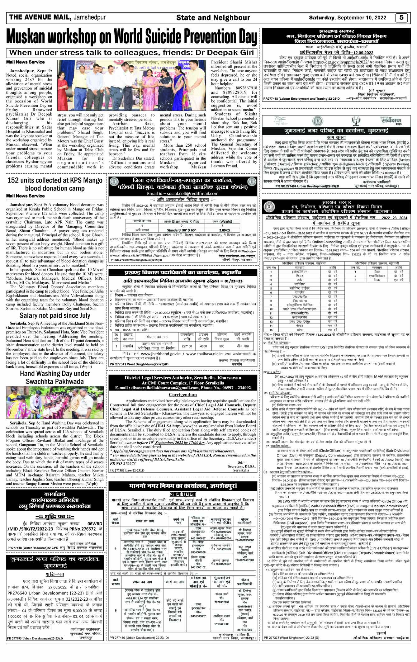 Page 5 SEPTEMBER 10