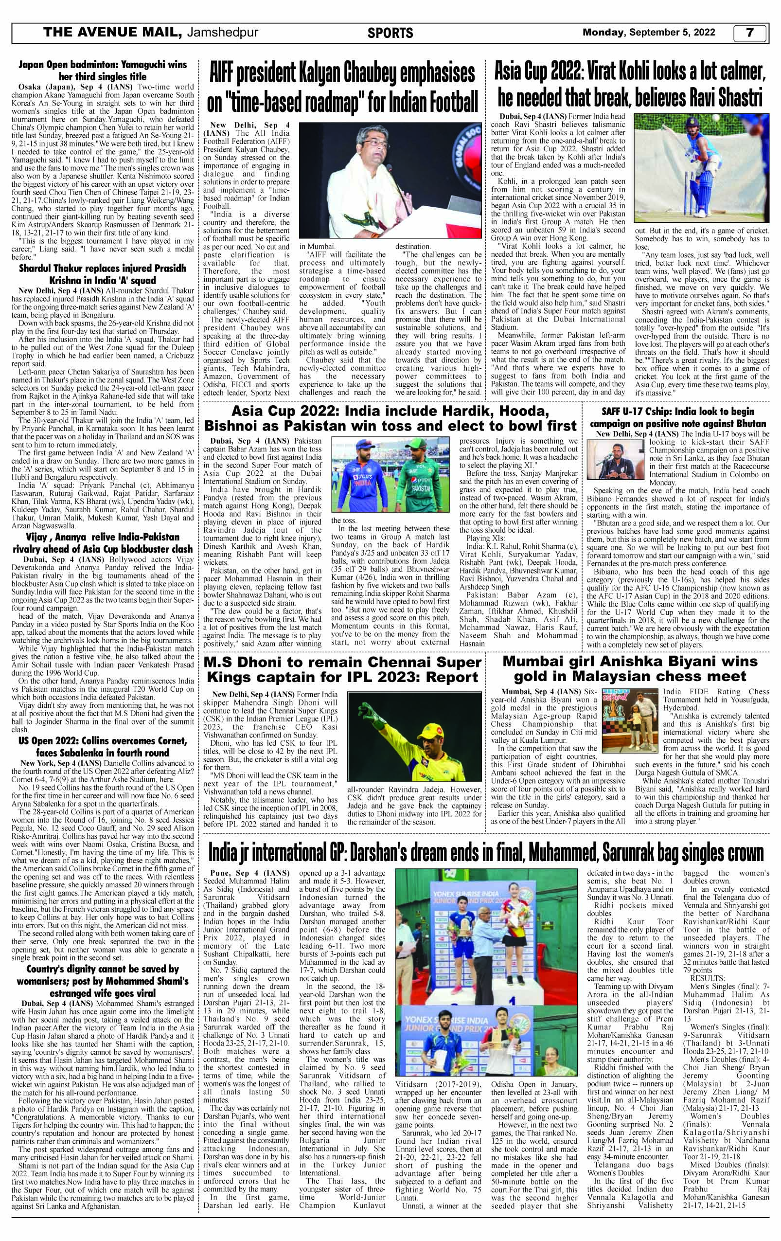 Page 7 SEPTEMBER 05