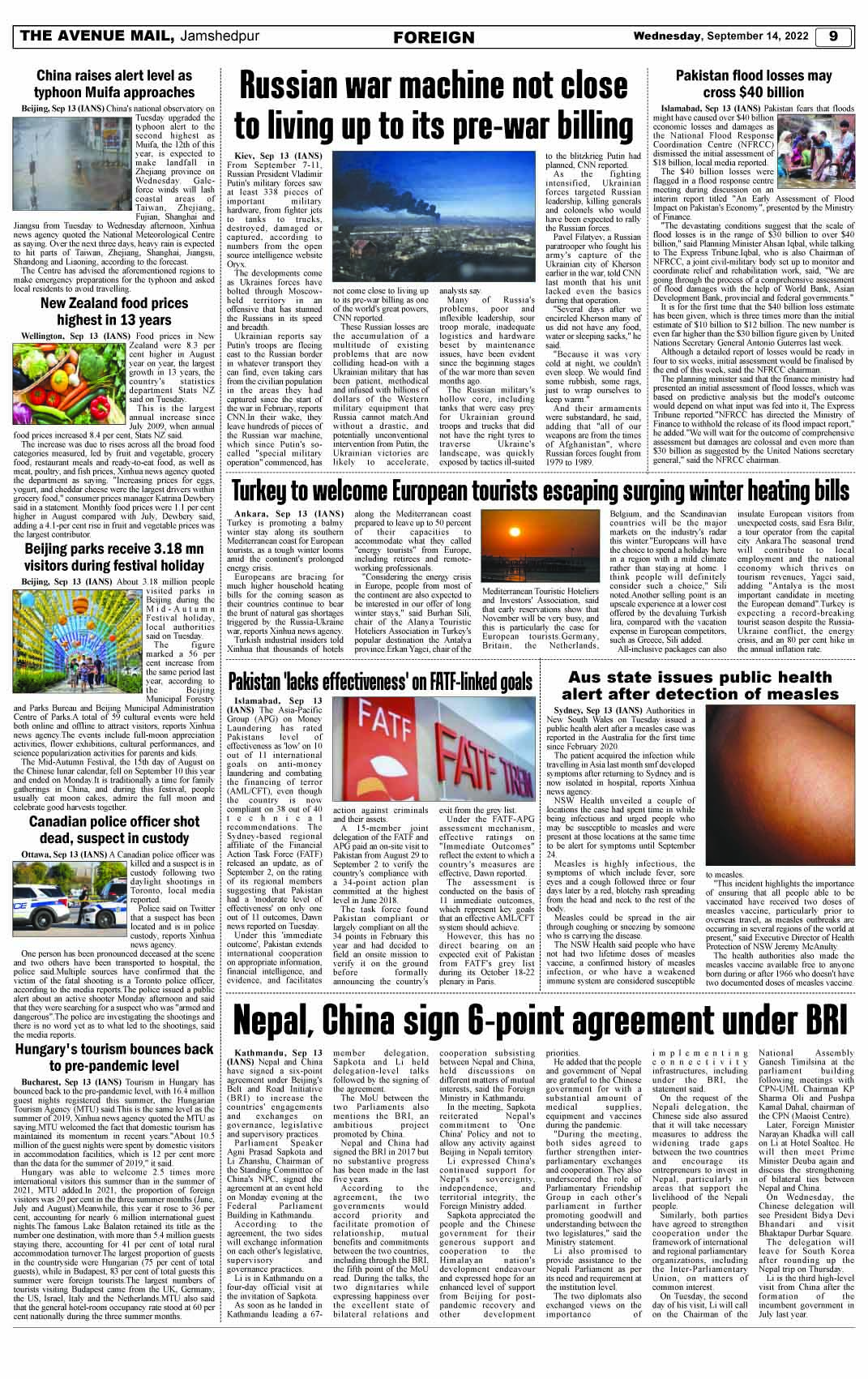 Page 9 SEPTEMBER 14