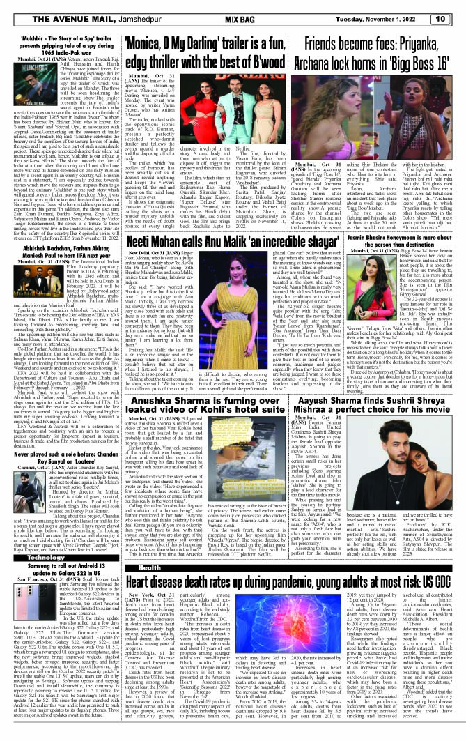 Page 10 NOVEMBER 01