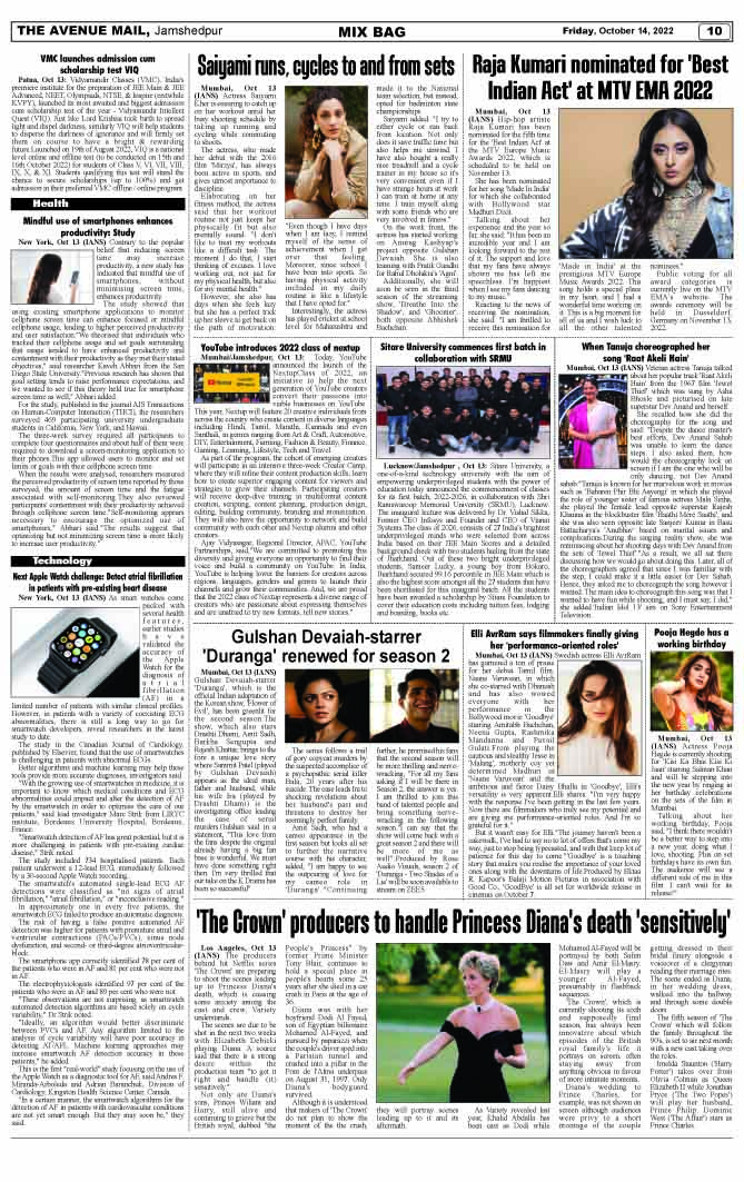 Page 10 OCTOBER 14