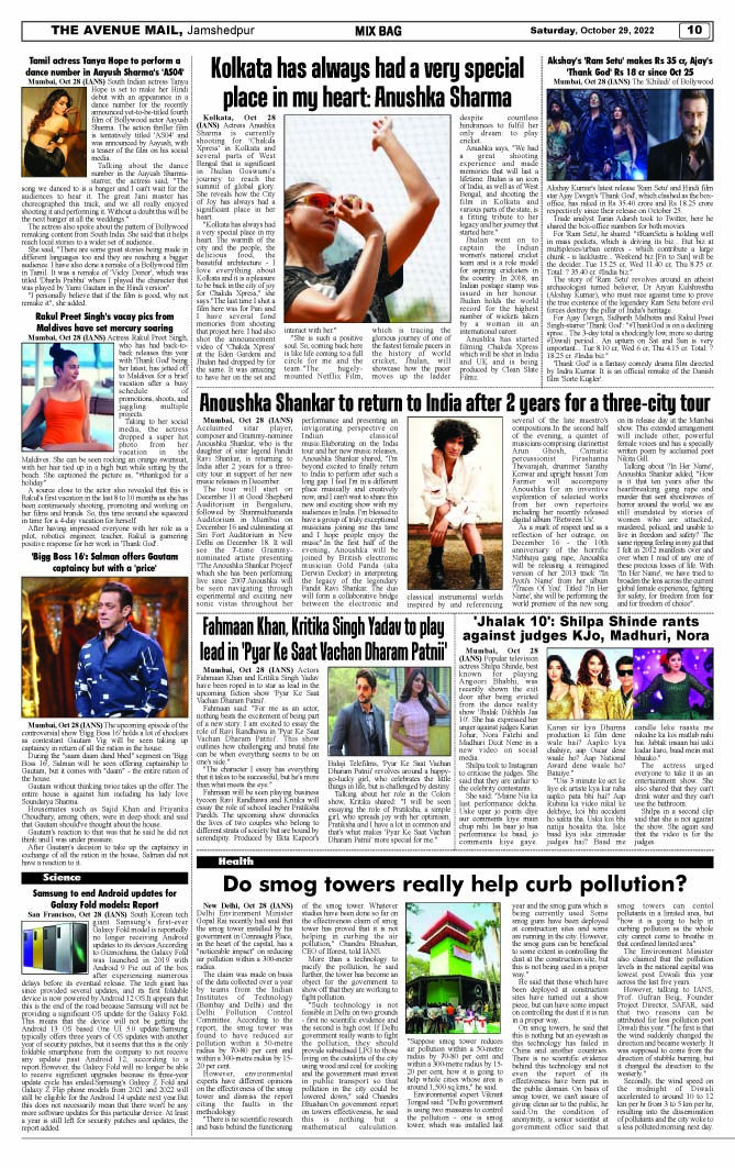 Page 10 OCTOBER 29