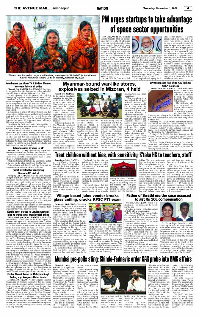 Page 4 NOVEMBER 01