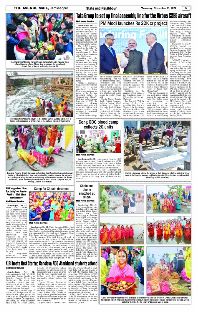 Page 5 NOVEMBER 01