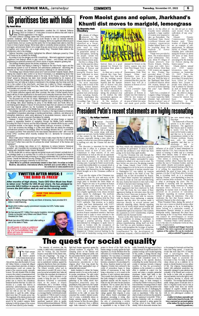 Page 6 NOVEMBER 01