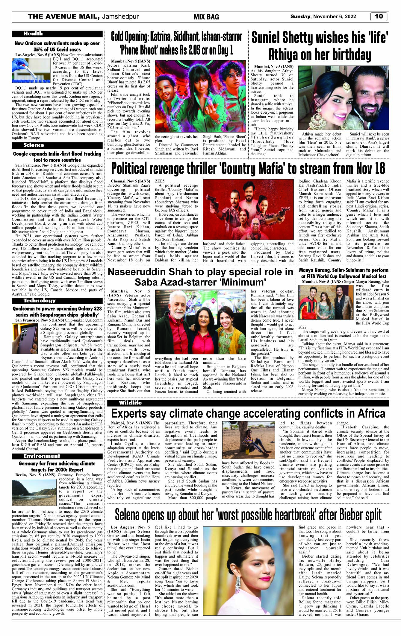 Page 10 NOVEMBER 06