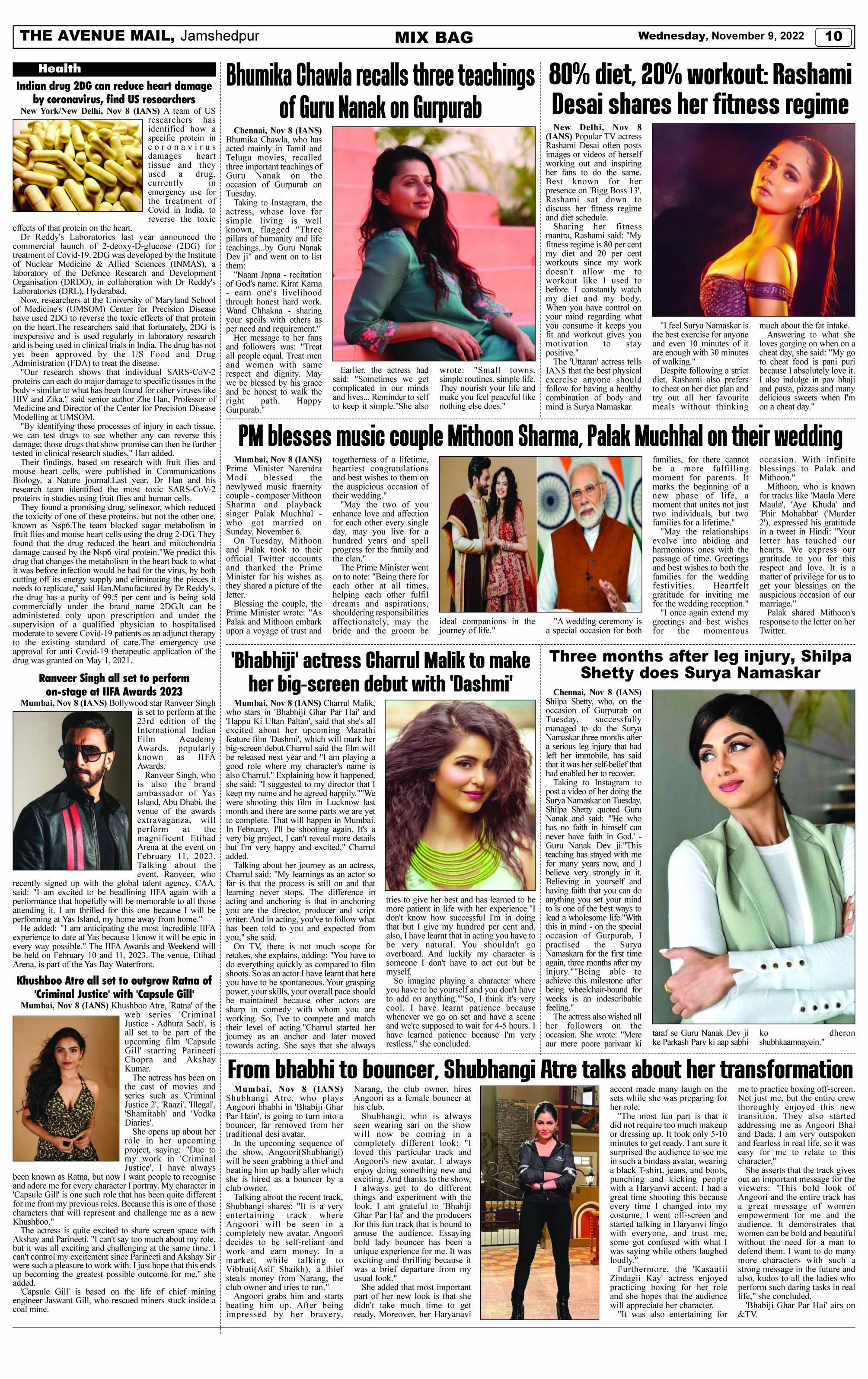 Page 10 NOVEMBER 09