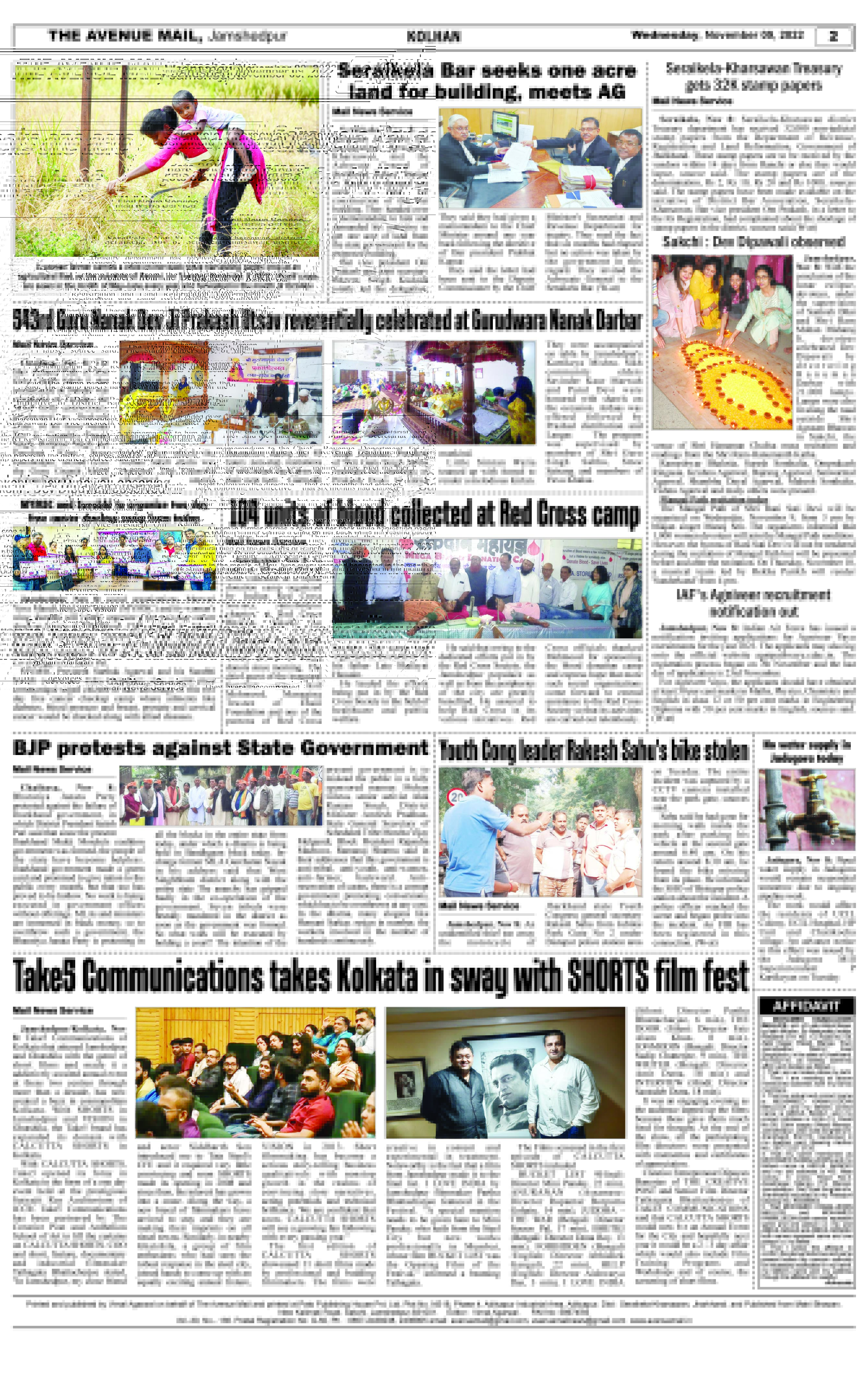 Page 2 NOVEMBER 09