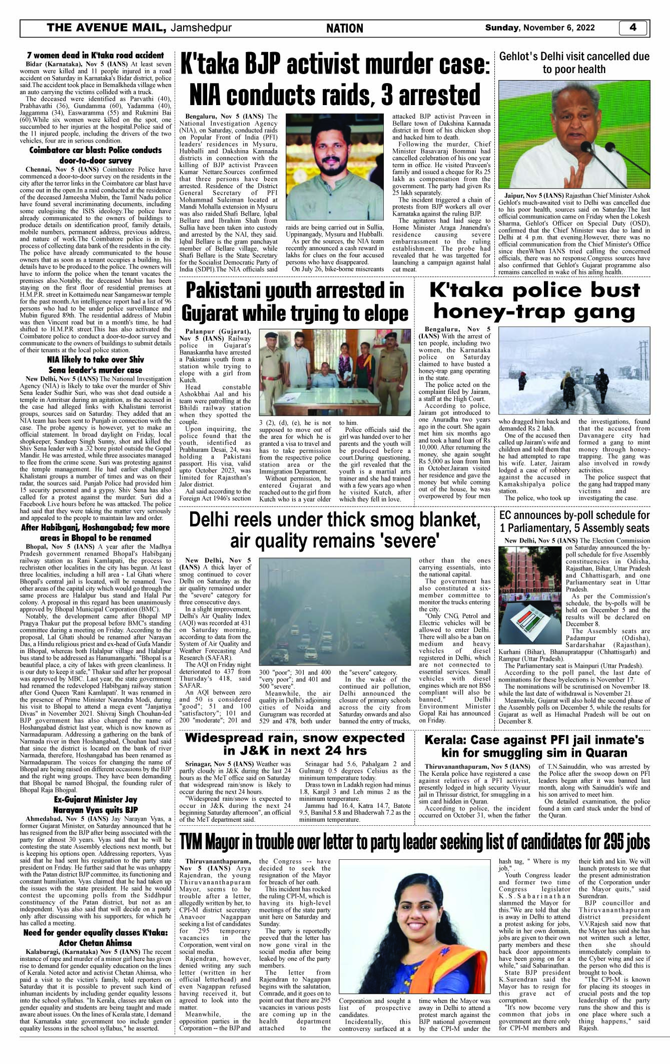 Page 4 NOVEMBER 06