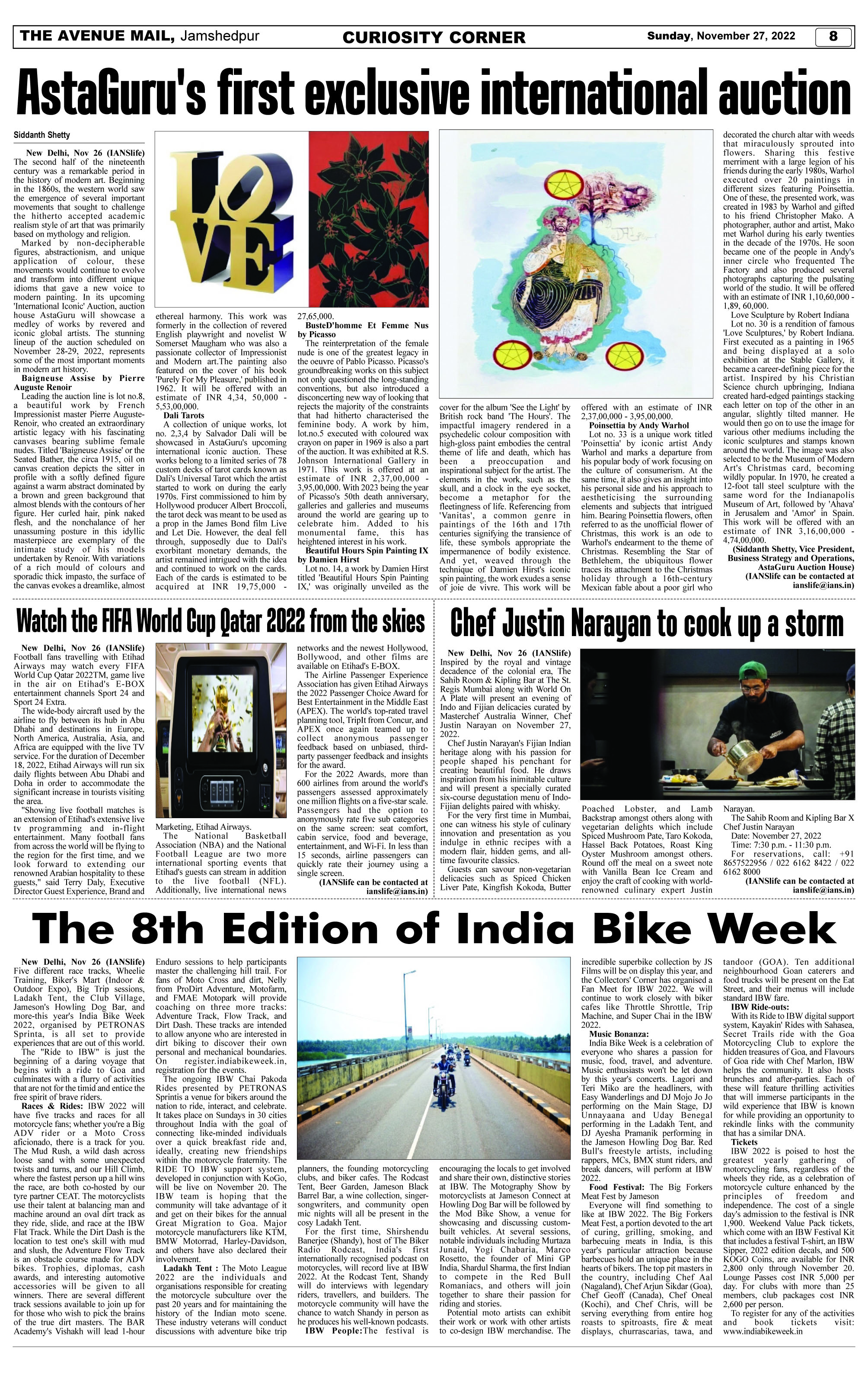 Page 8 NOVEMBER 27
