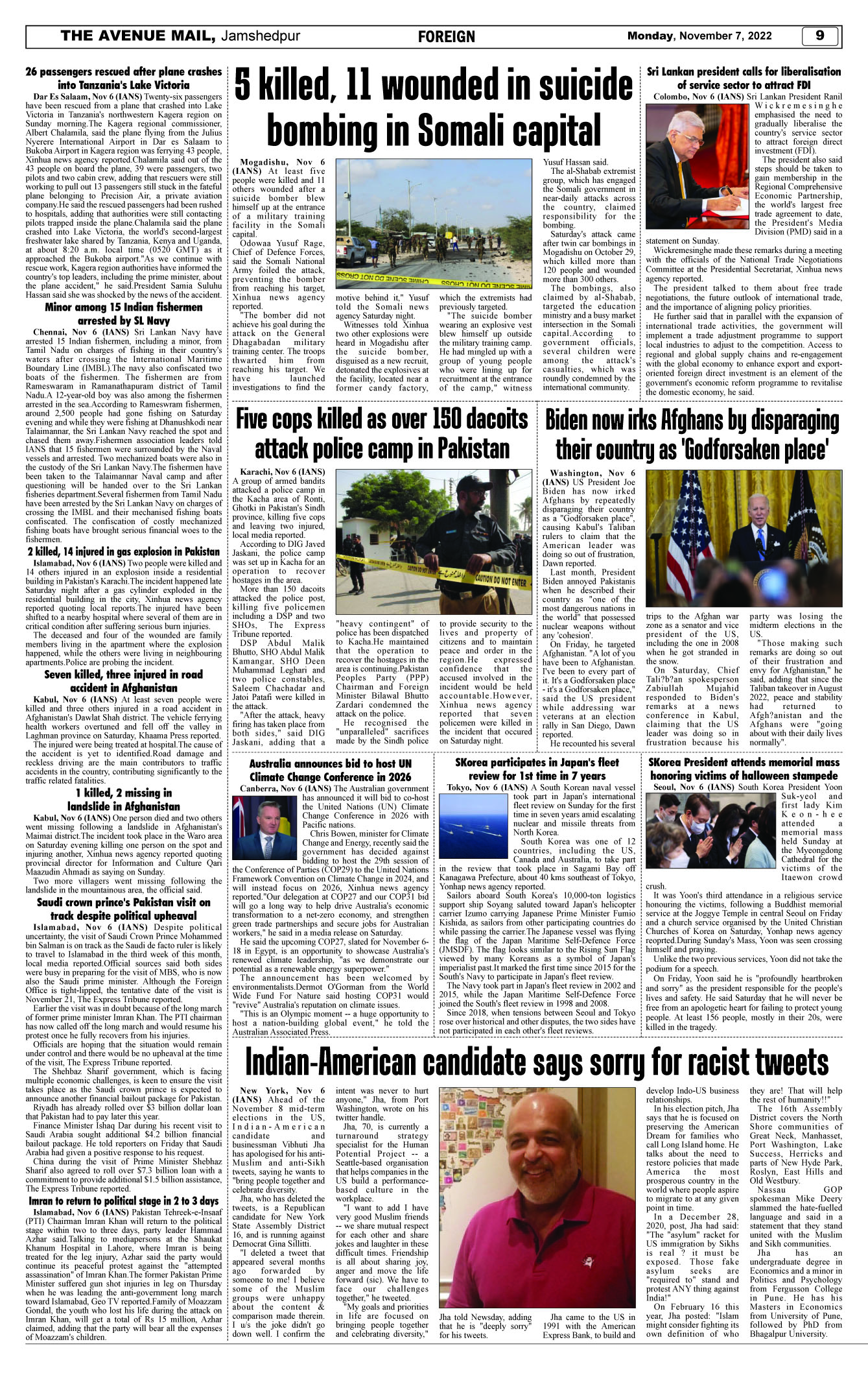 Page 9 NOVEMBER 07