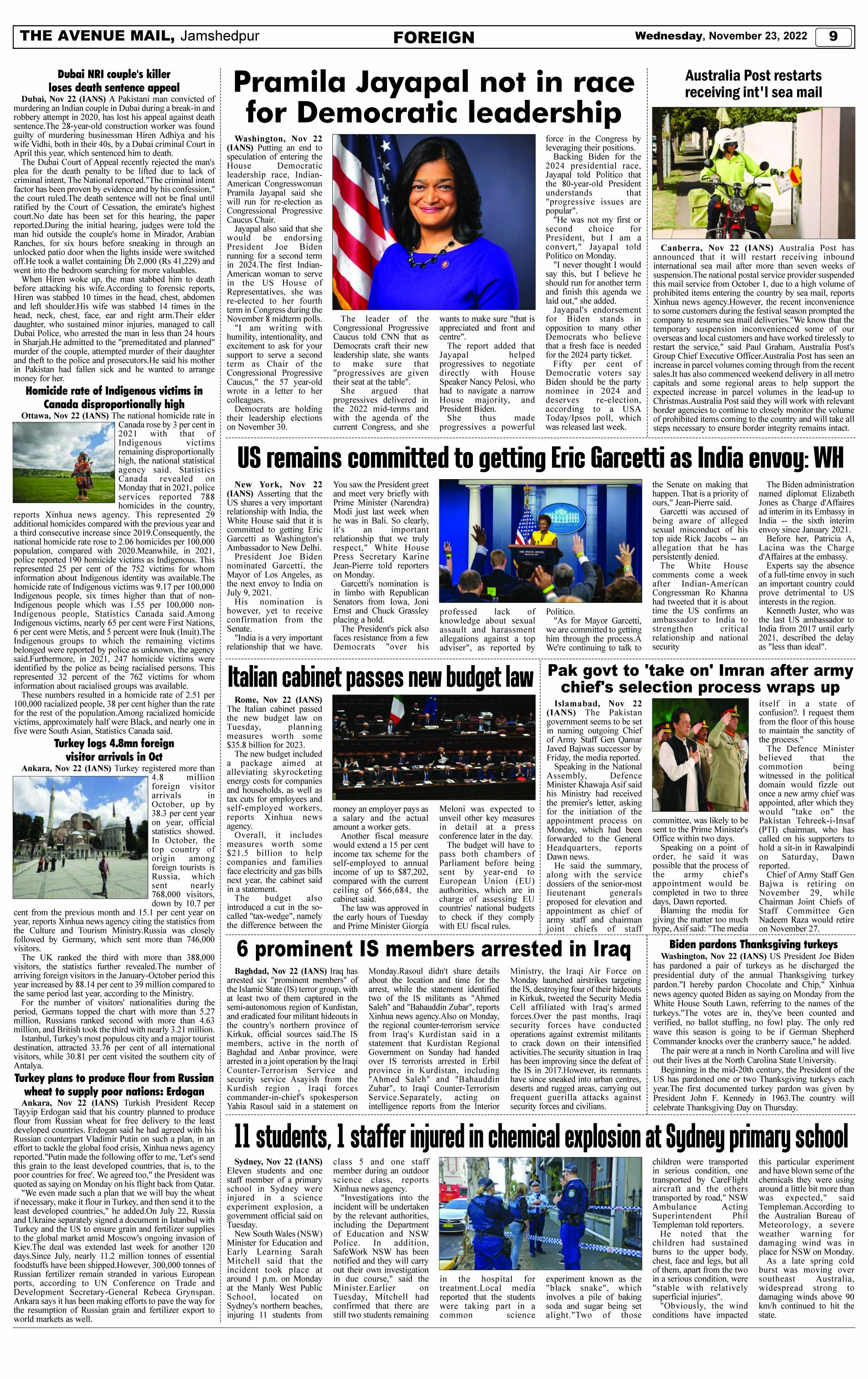 Page 9 NOVEMBER 23