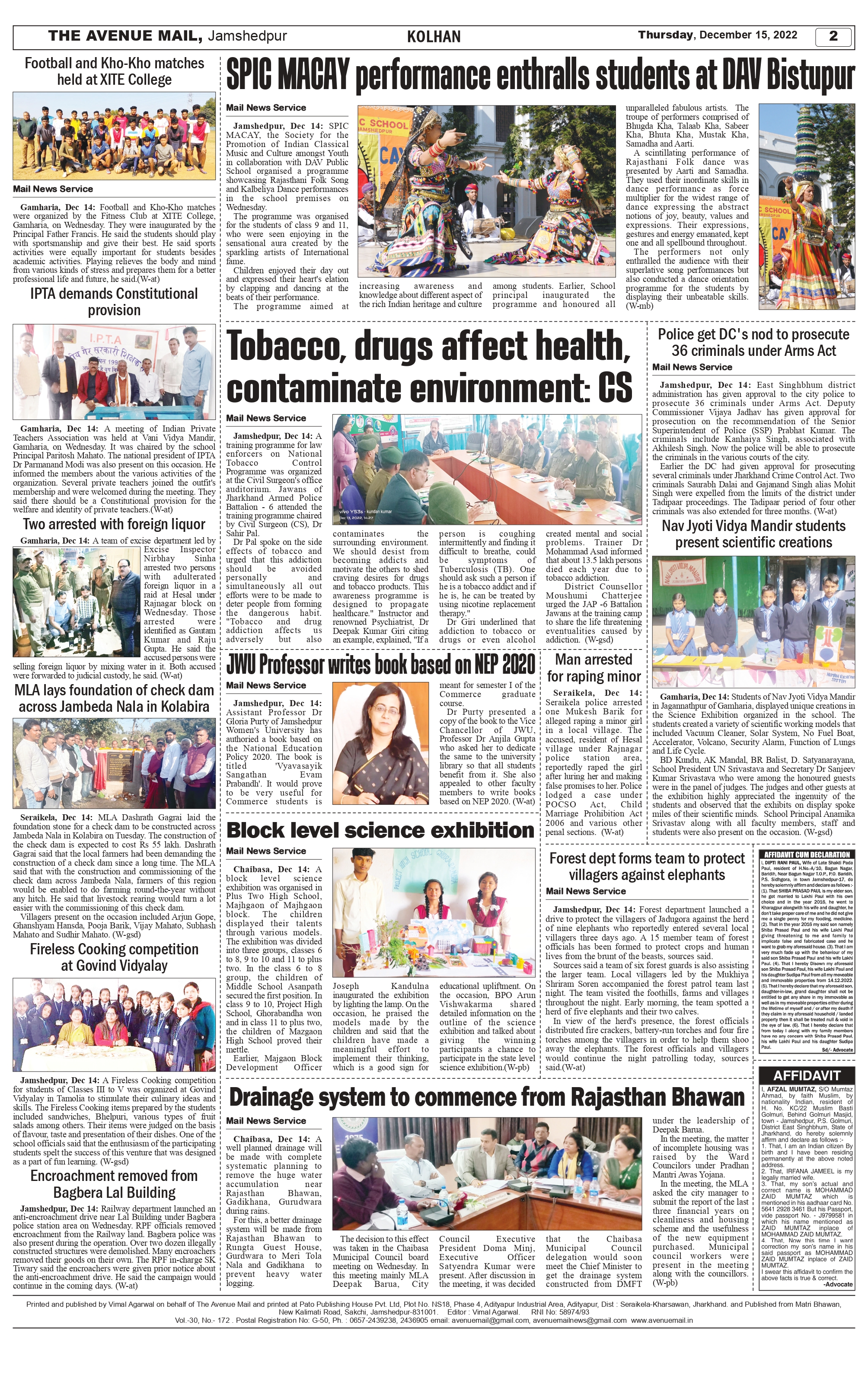 Page 2 DECEMBER 15
