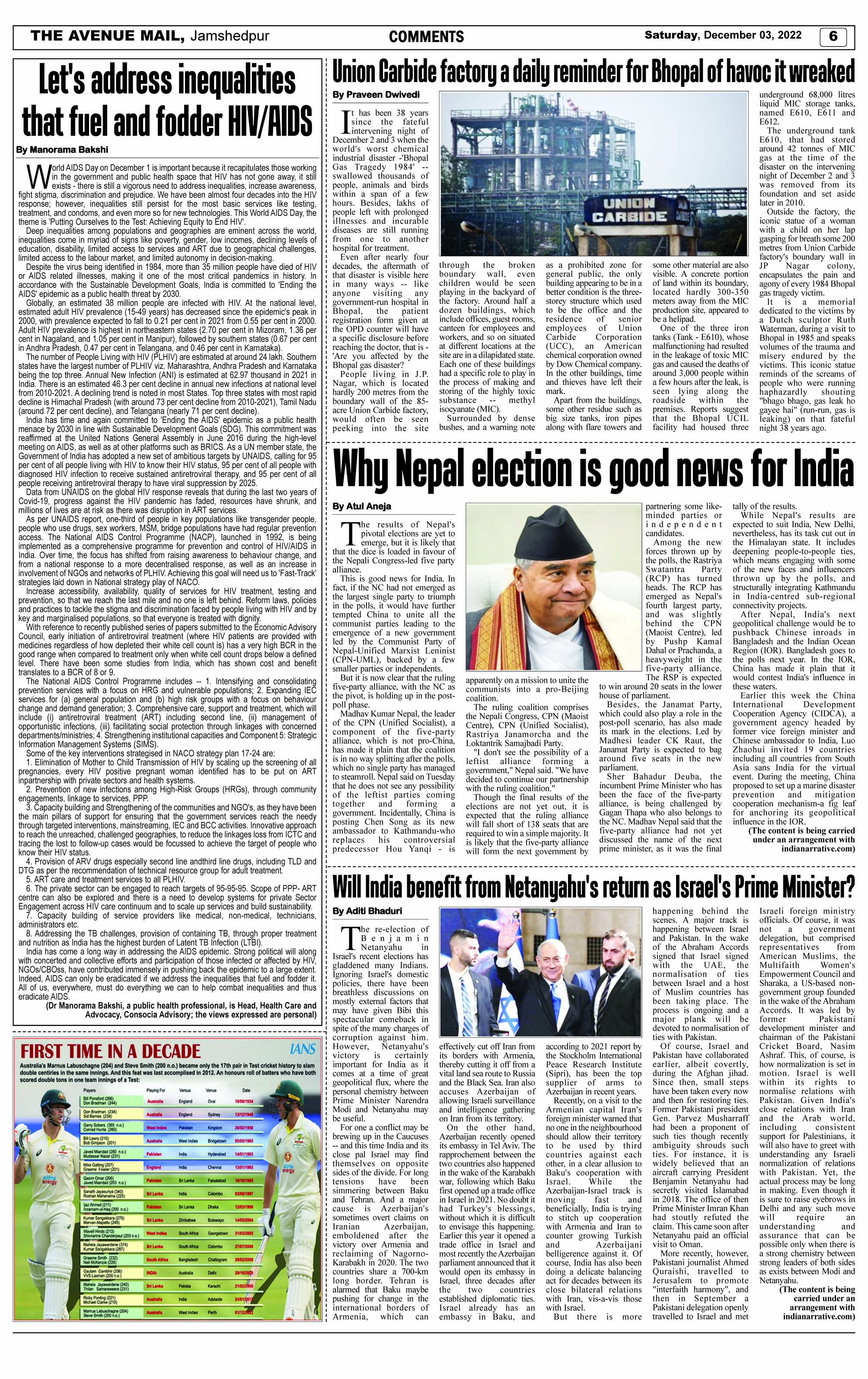 Page 6 DECEMBER 03
