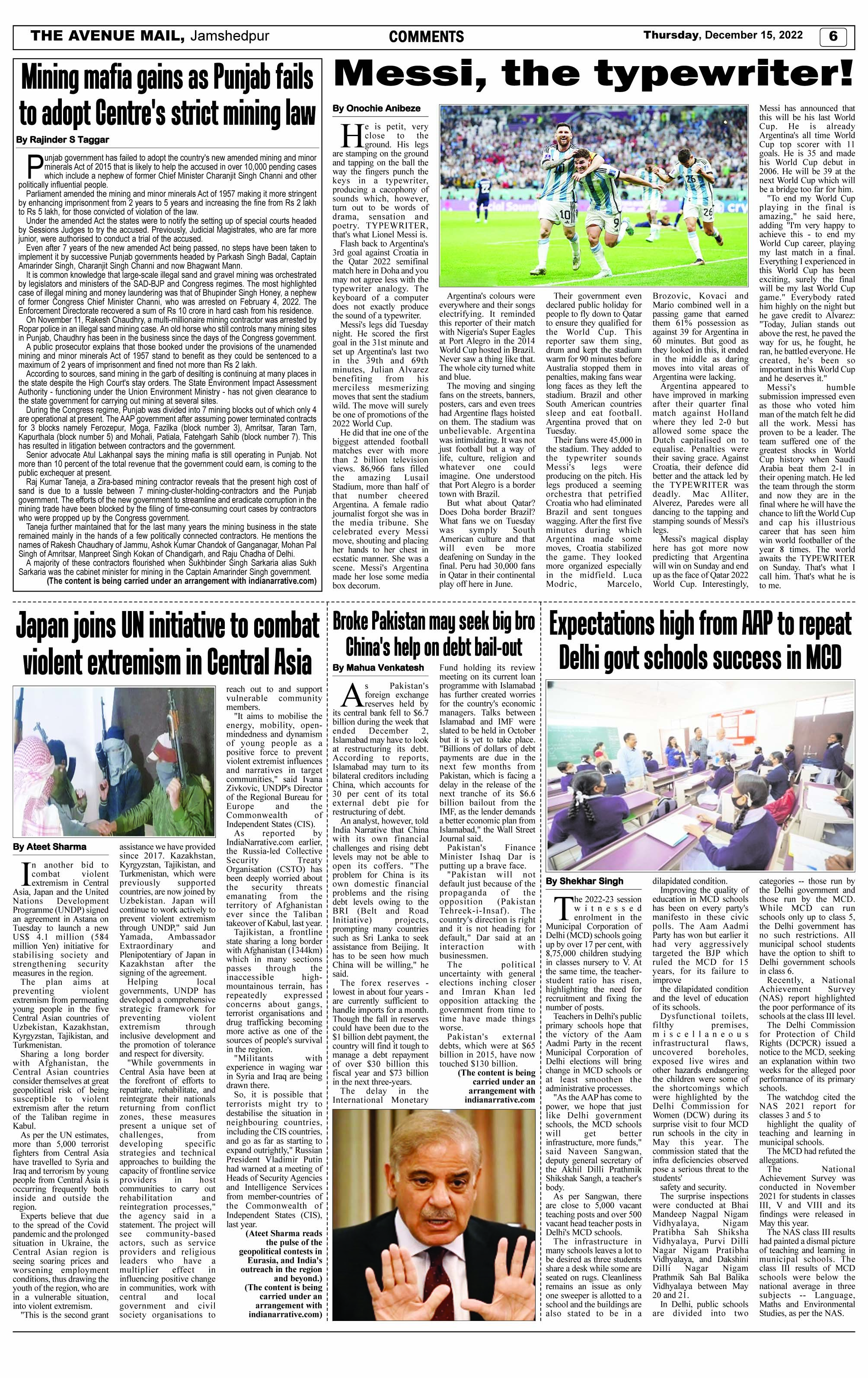 Page 6 DECEMBER 15