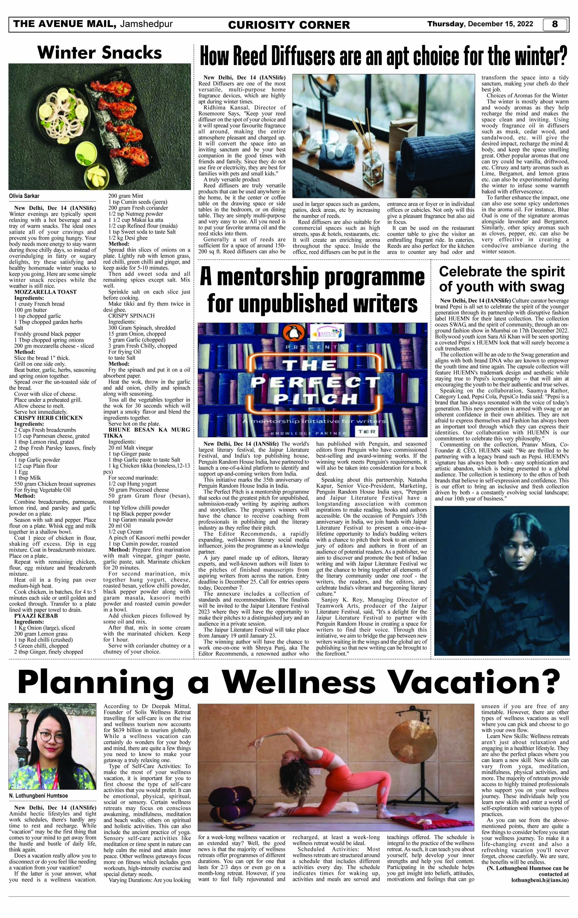 Page 8 DECEMBER 15