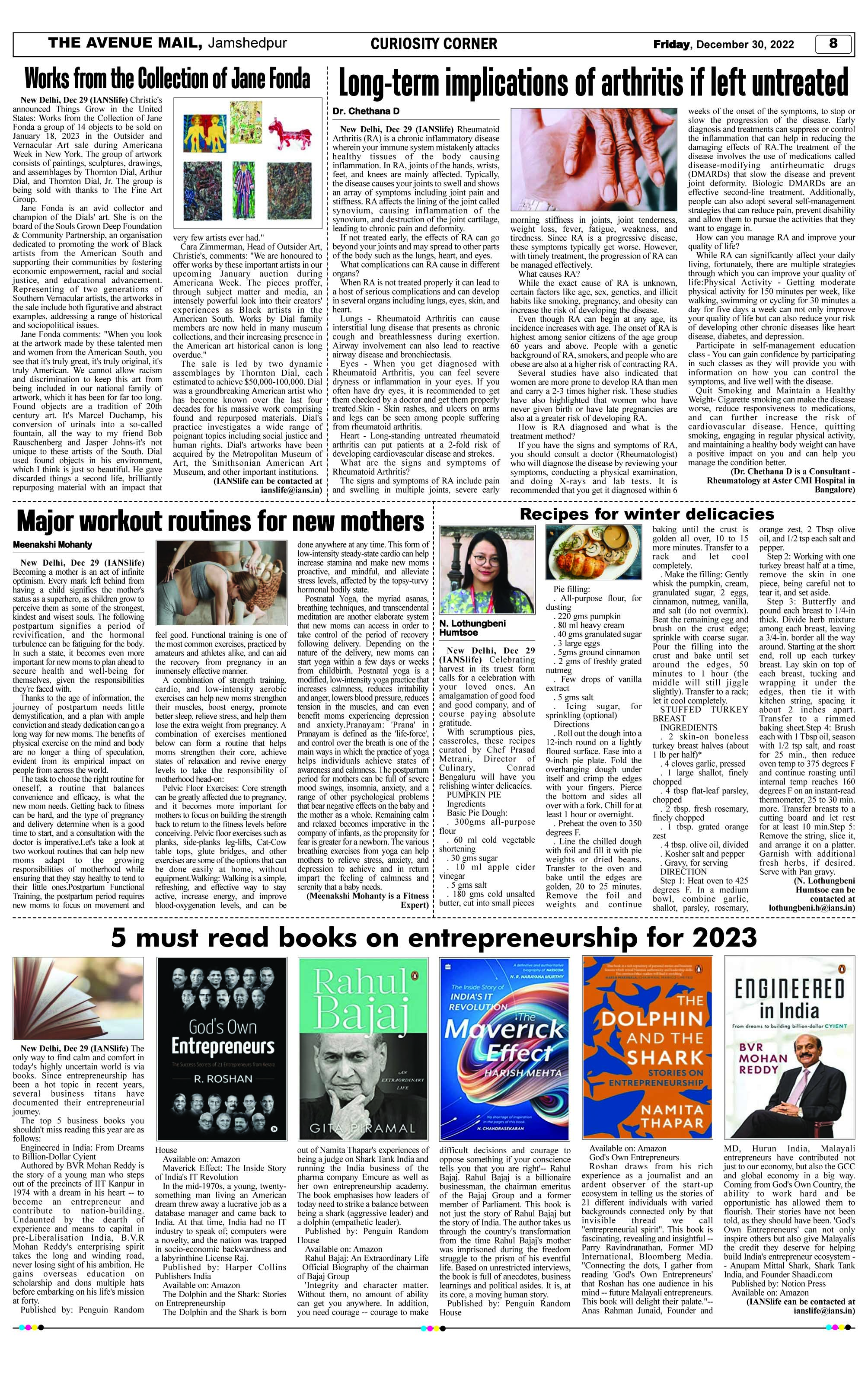 Page 8 DECEMBER 30