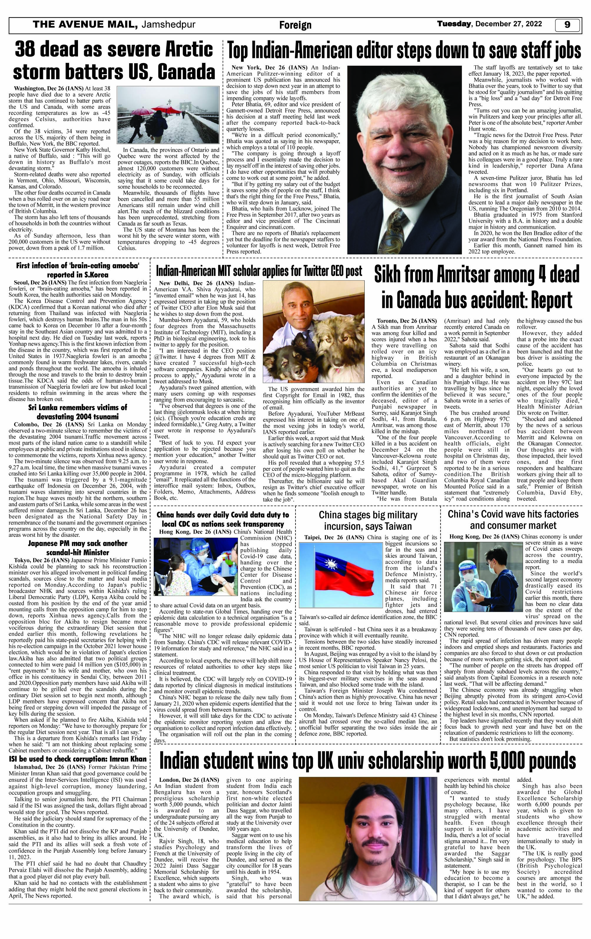Page 9 DECEMBER 27