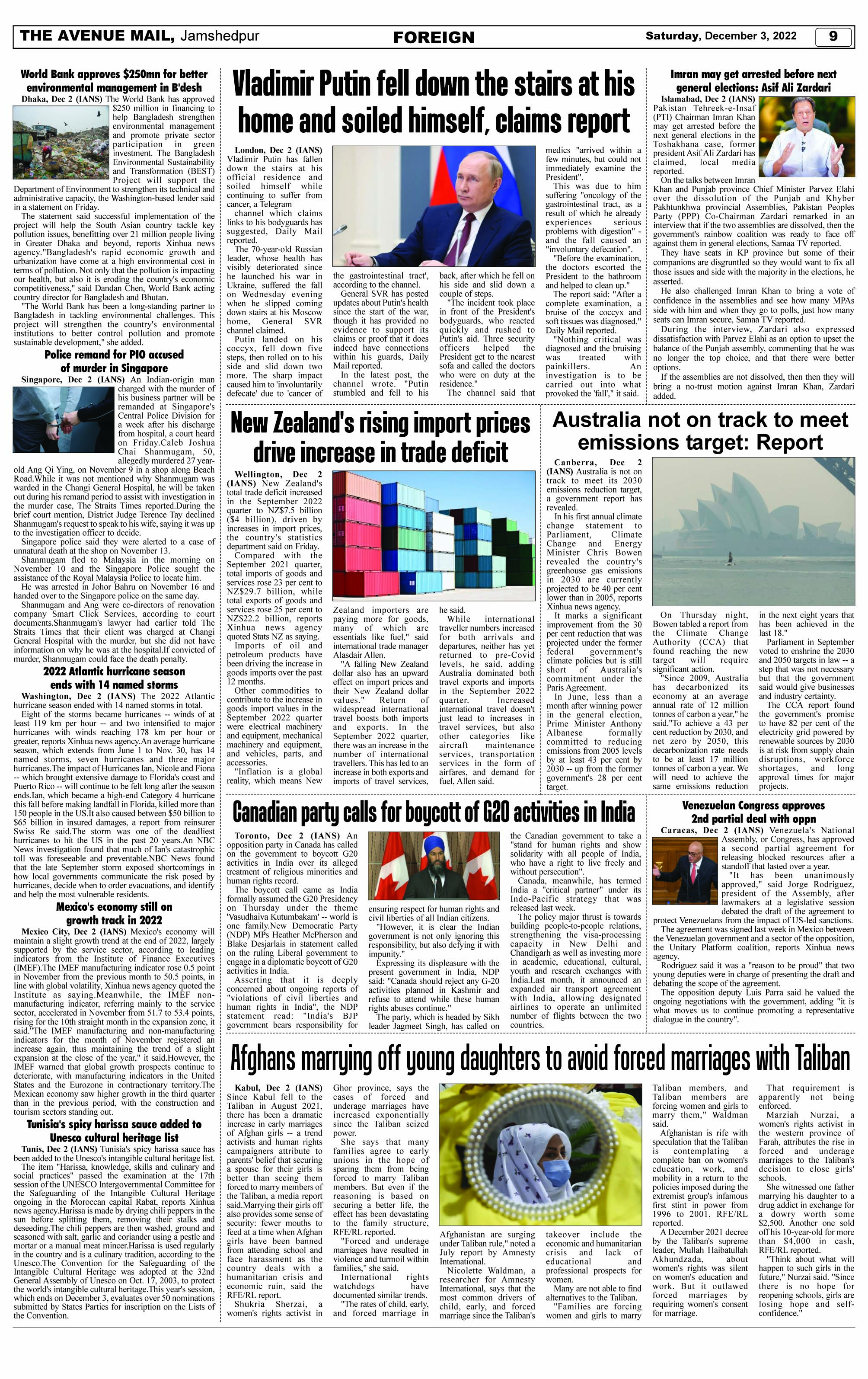 Page 9 DECEMBER 3