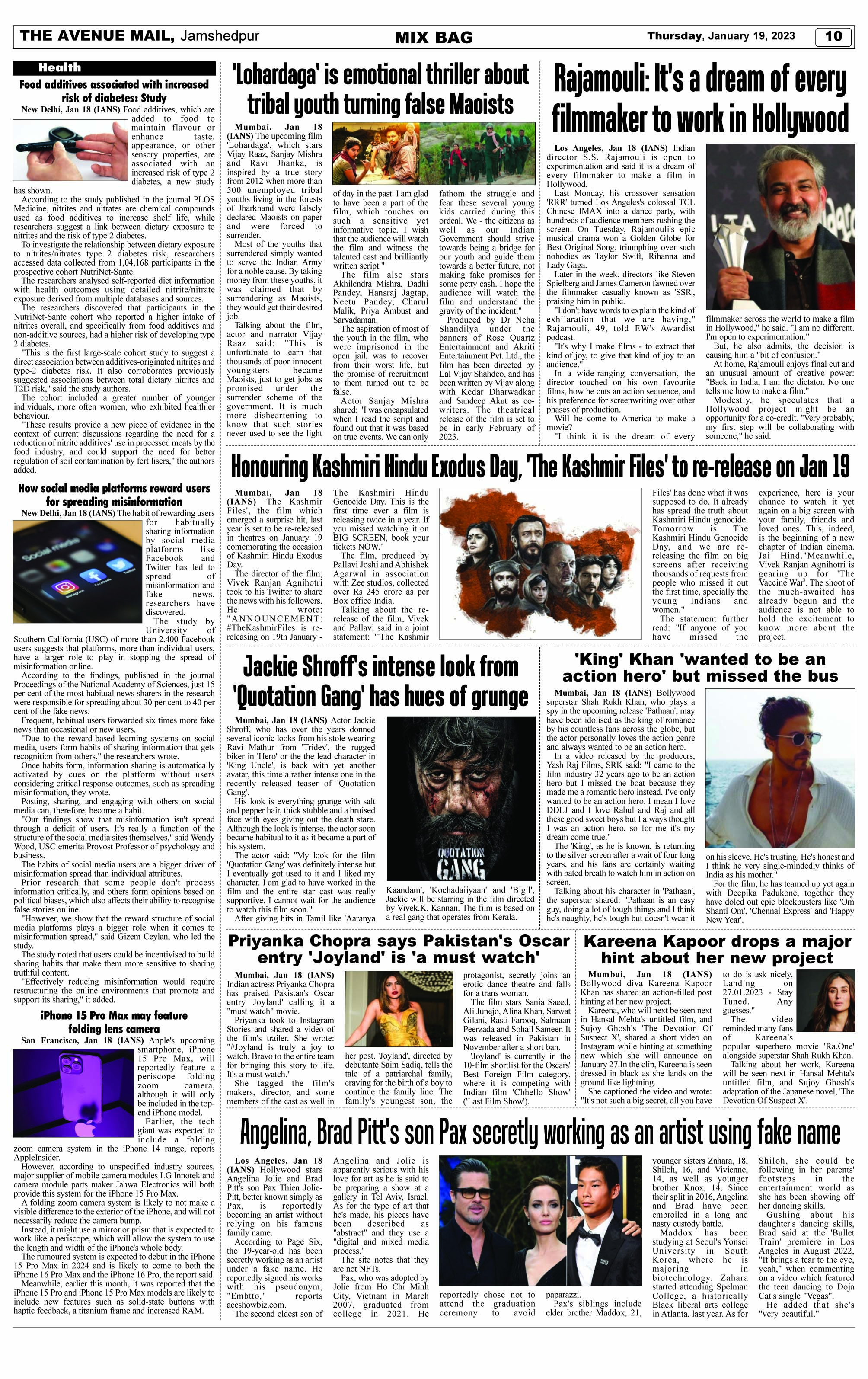 Page 10 JANUARY 19