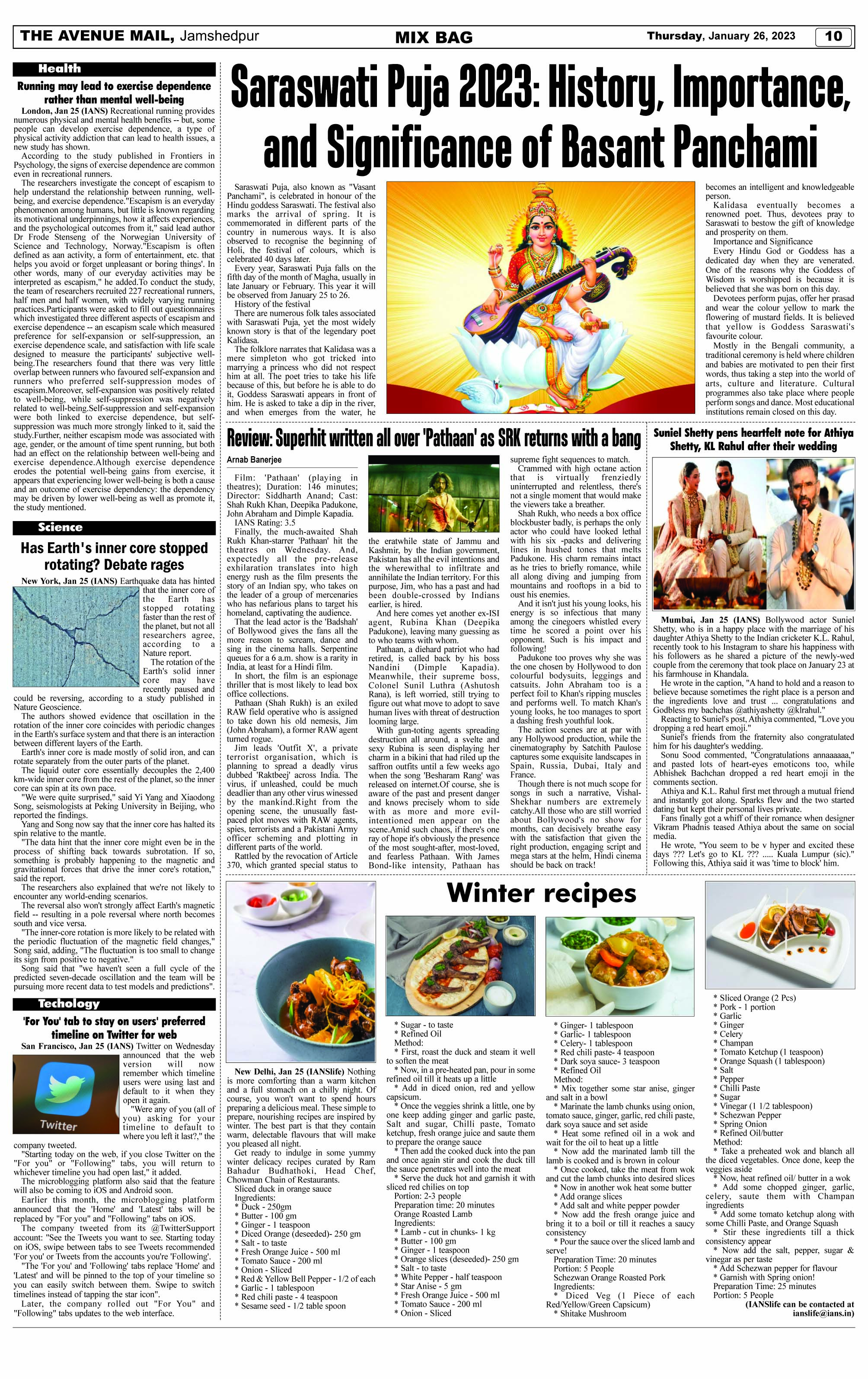 Page 10 JANUARY 26