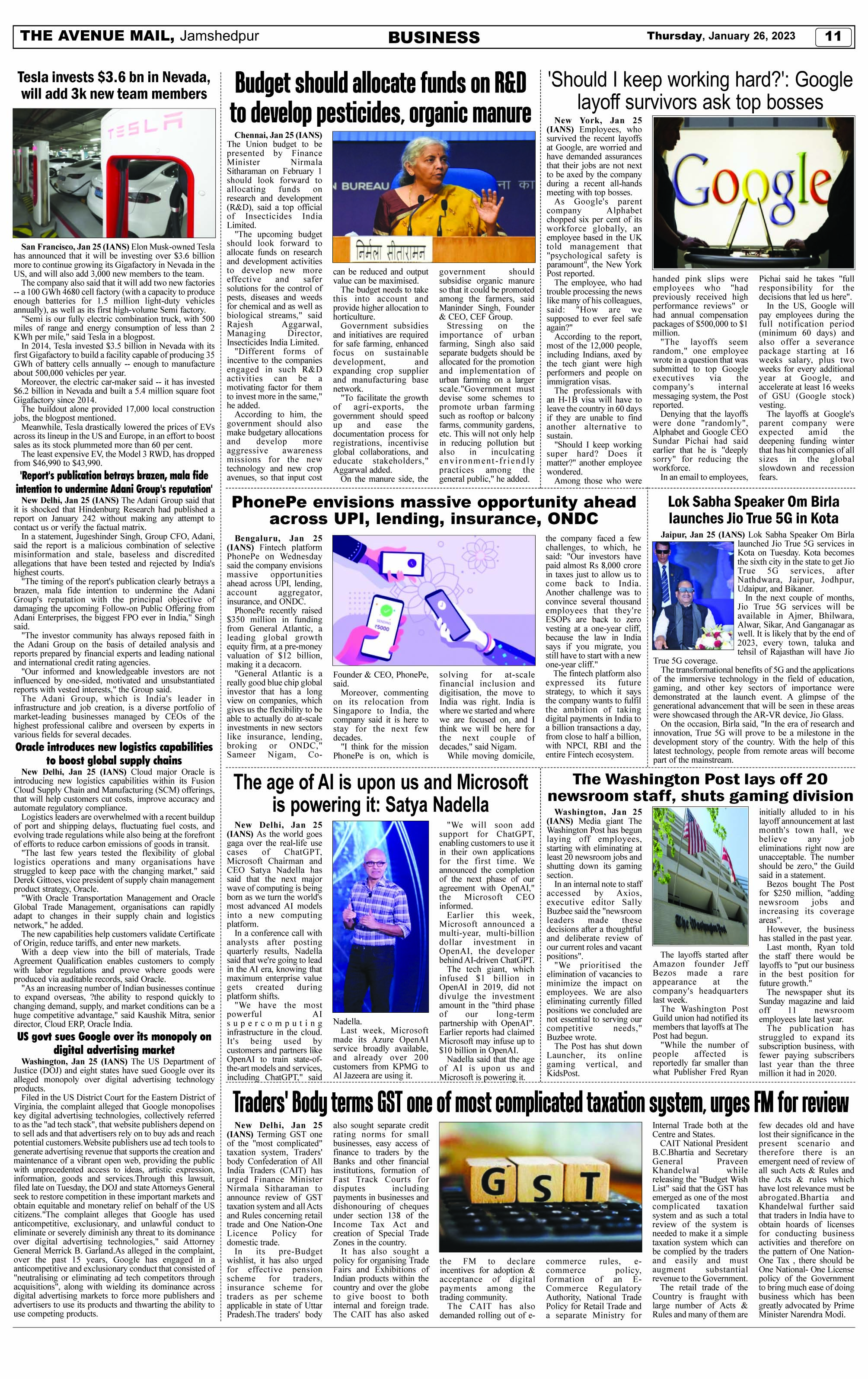Page 11 JANUARY 26