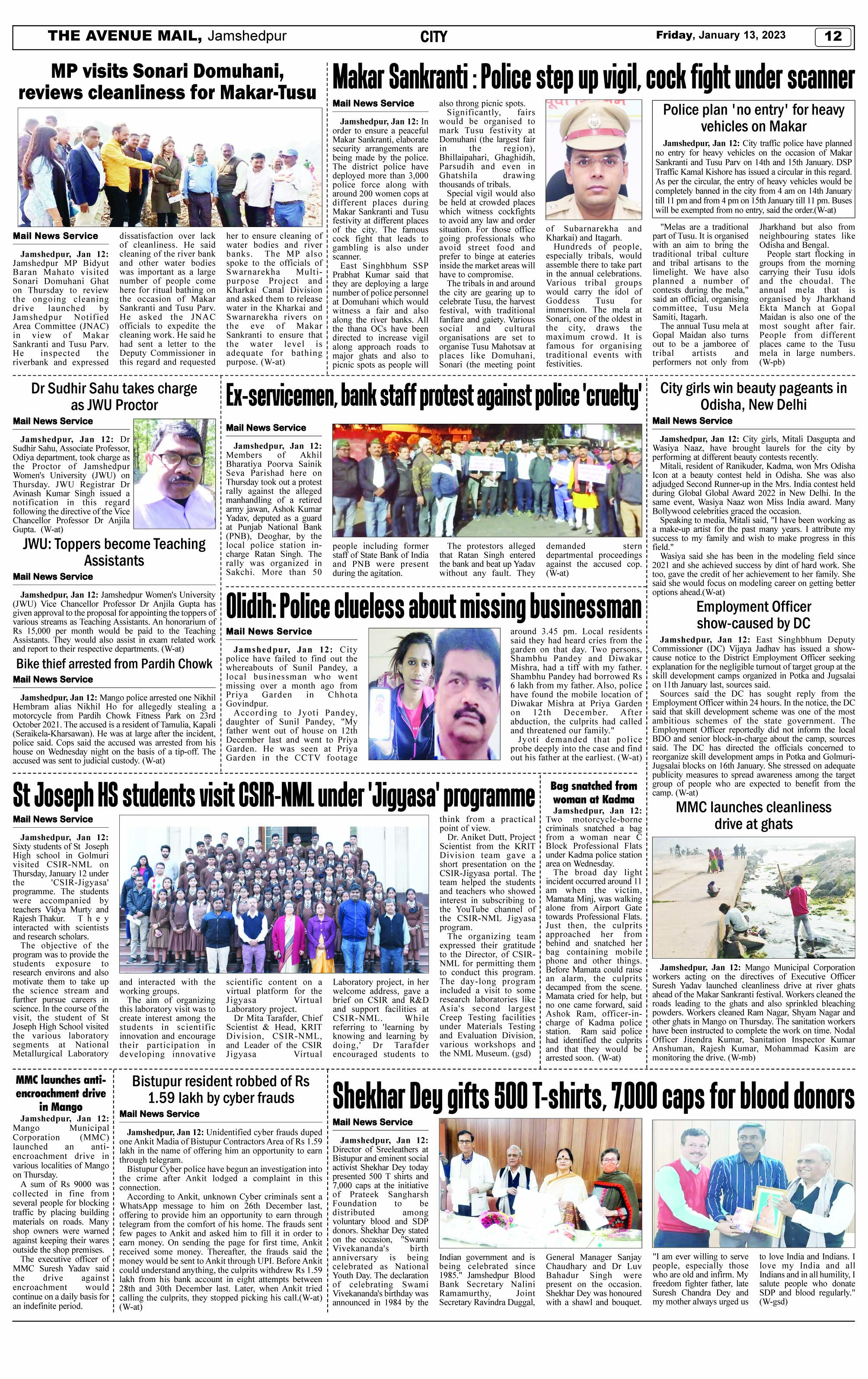 Page 12 JANUARY 13