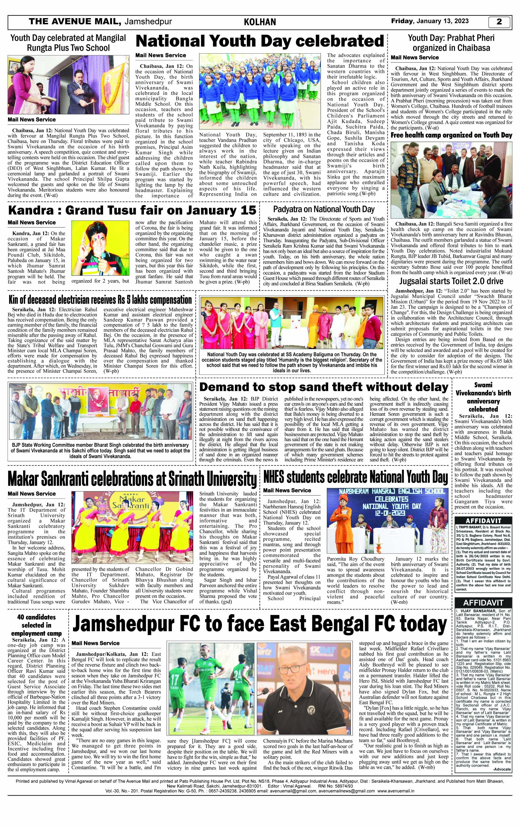 Page 2 JANUARY 13