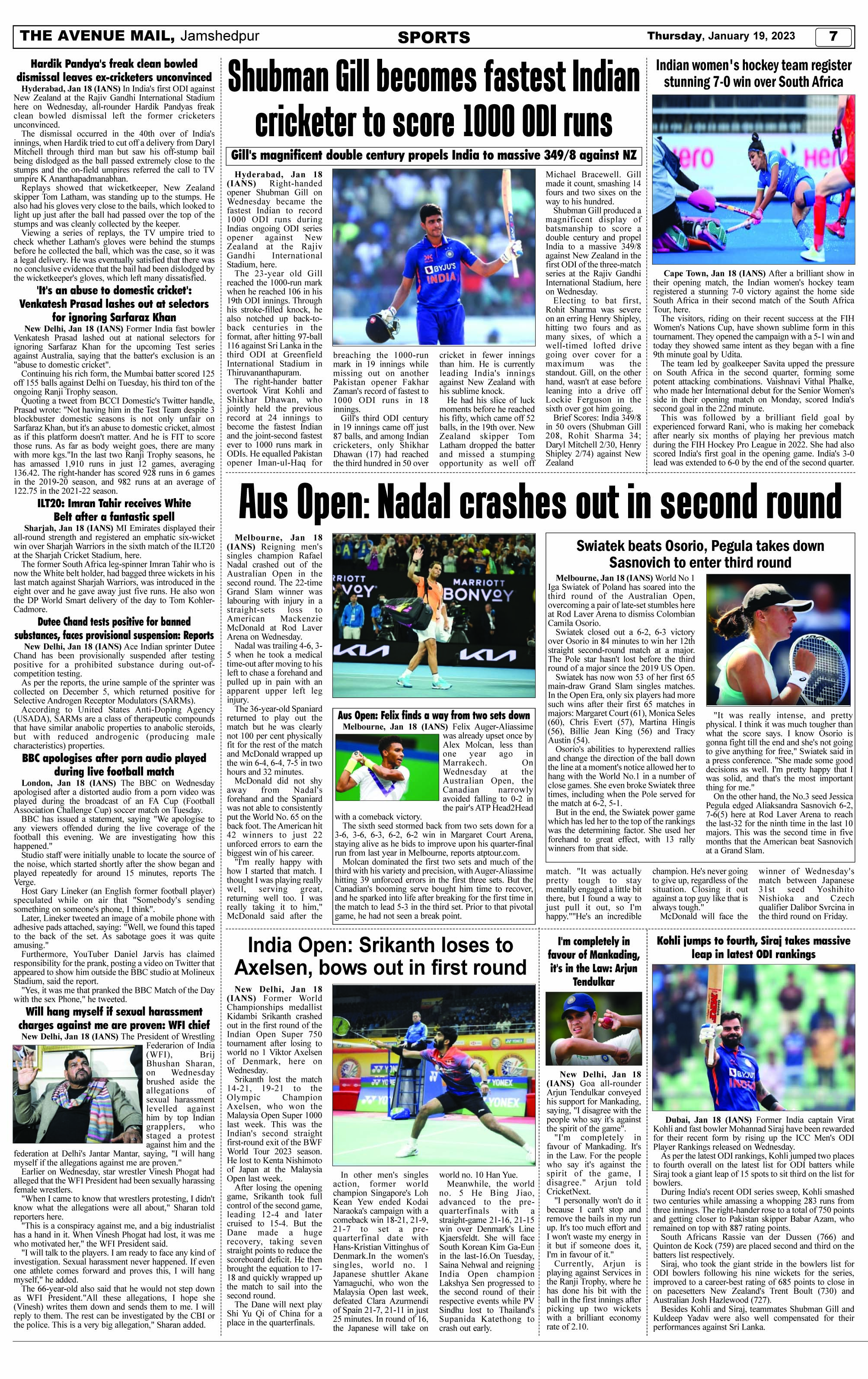 Page 7 JANUARY 19