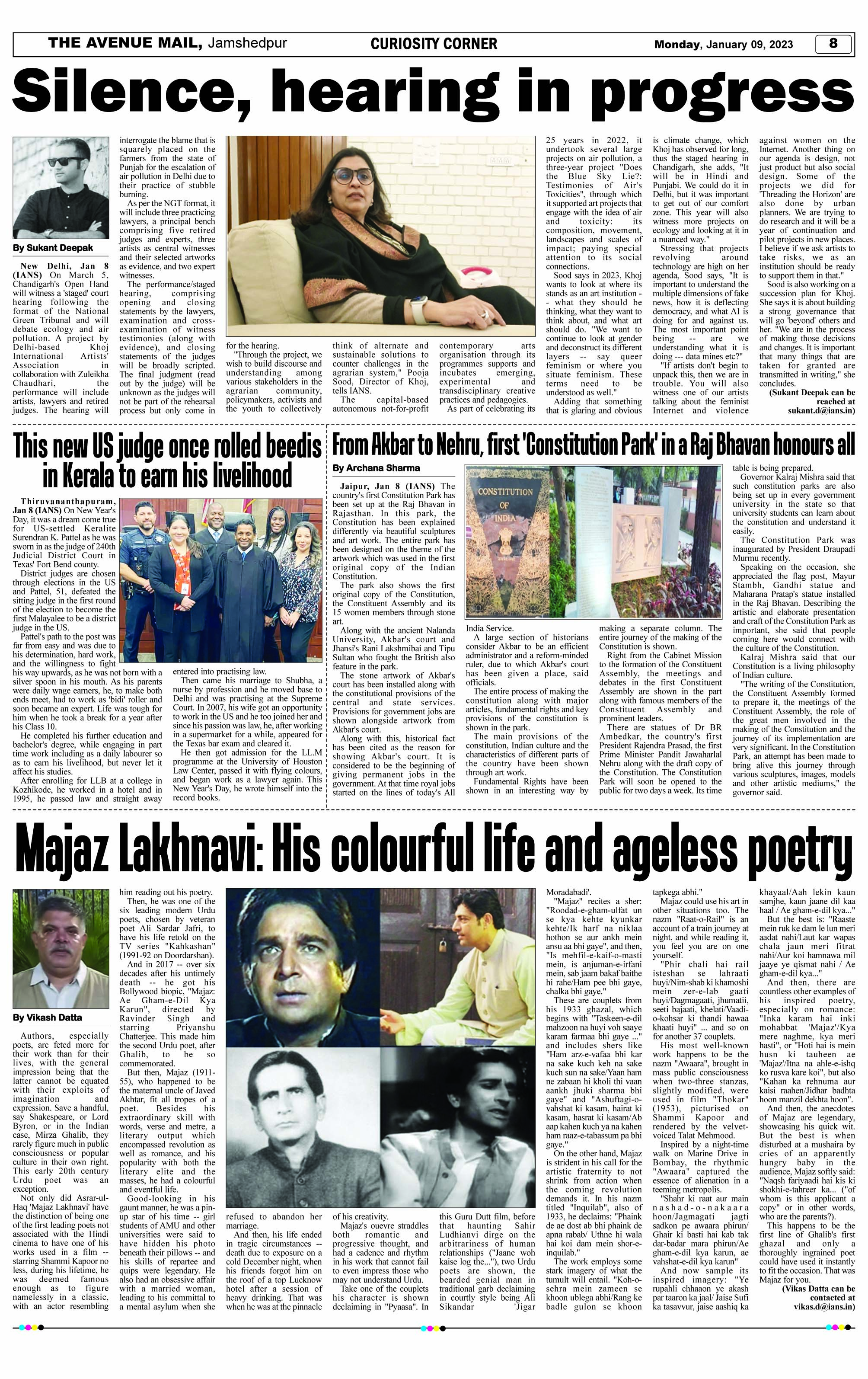 Page 8 JANUARY 09