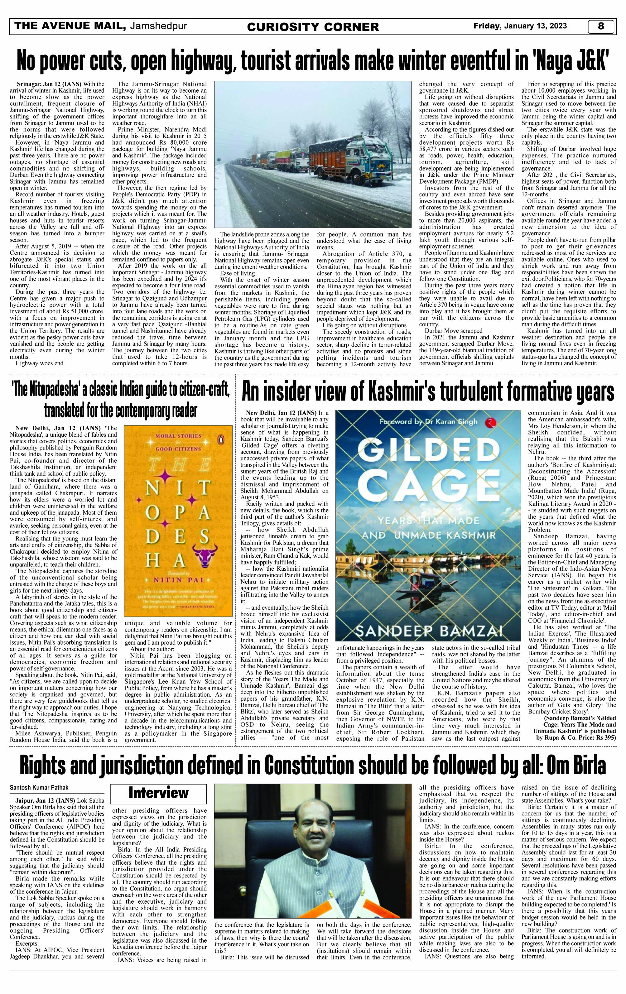 Page 8 JANUARY 13
