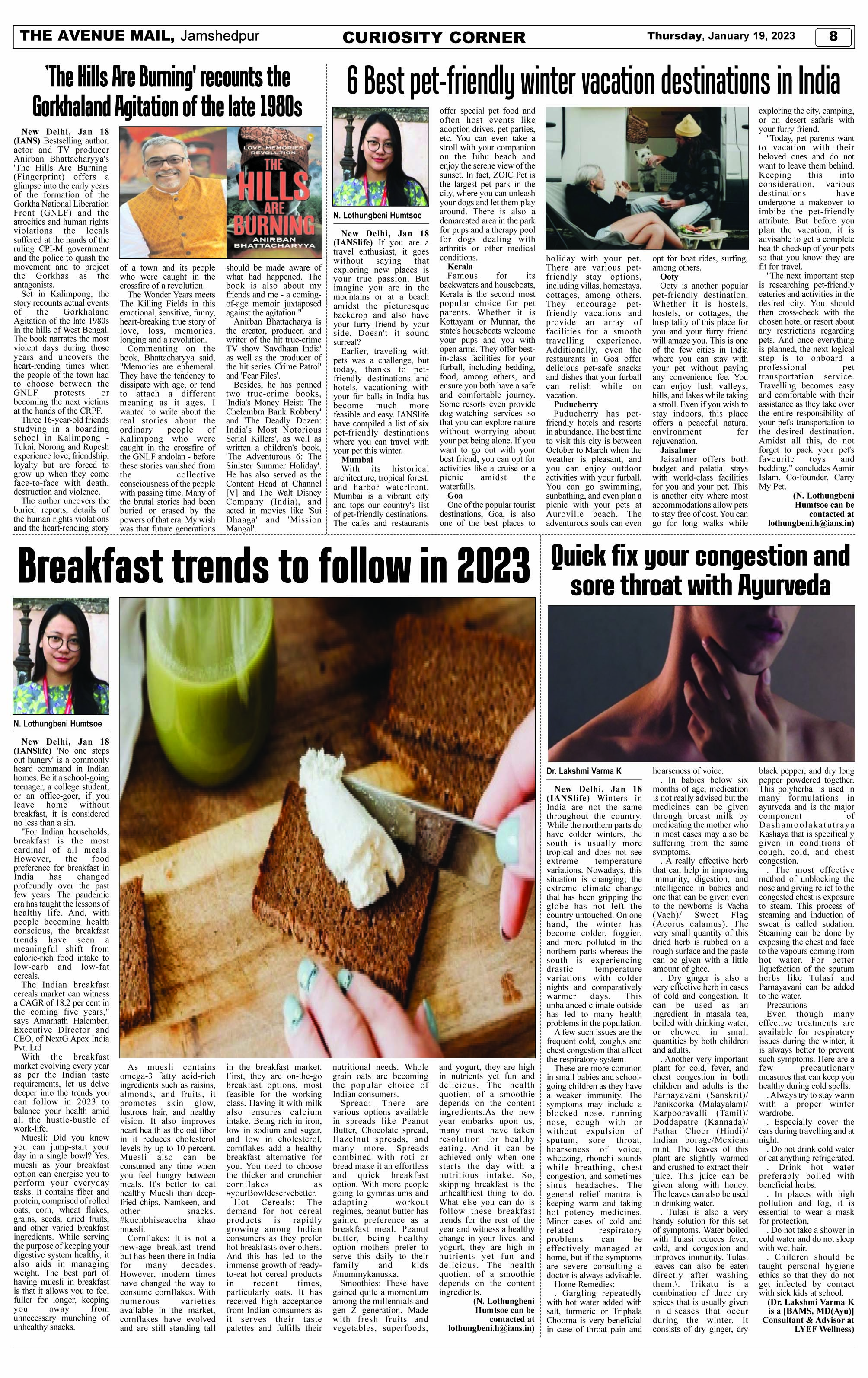 Page 8 JANUARY 19