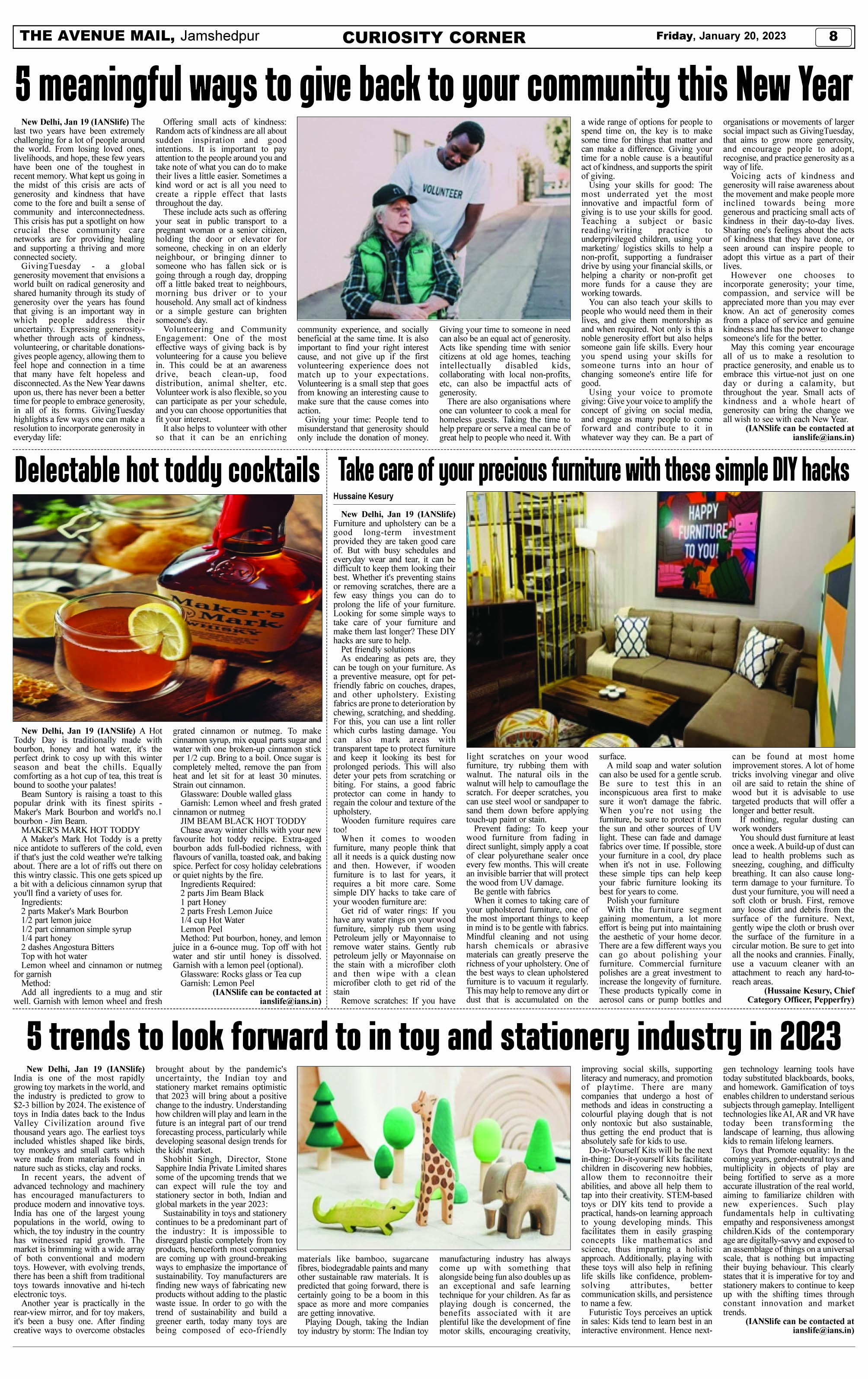 Page 8 JANUARY 20